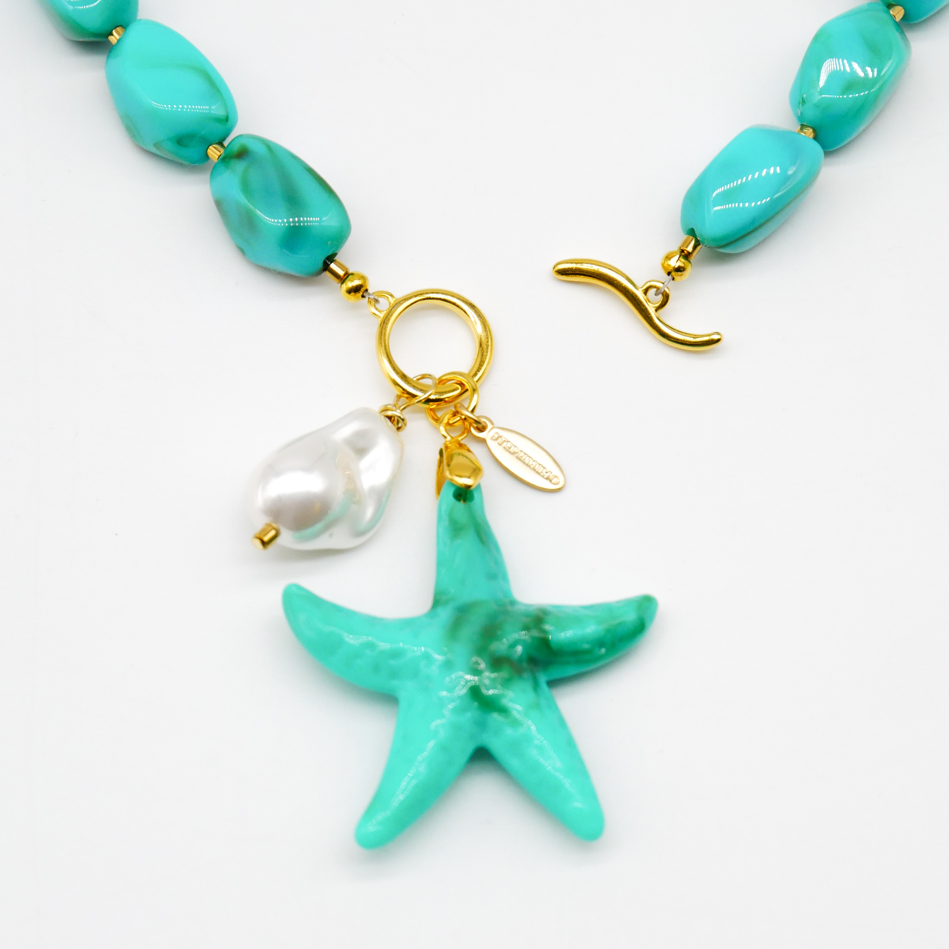  "Summer Feeling" Kette "Sea Star" Resinperlen
