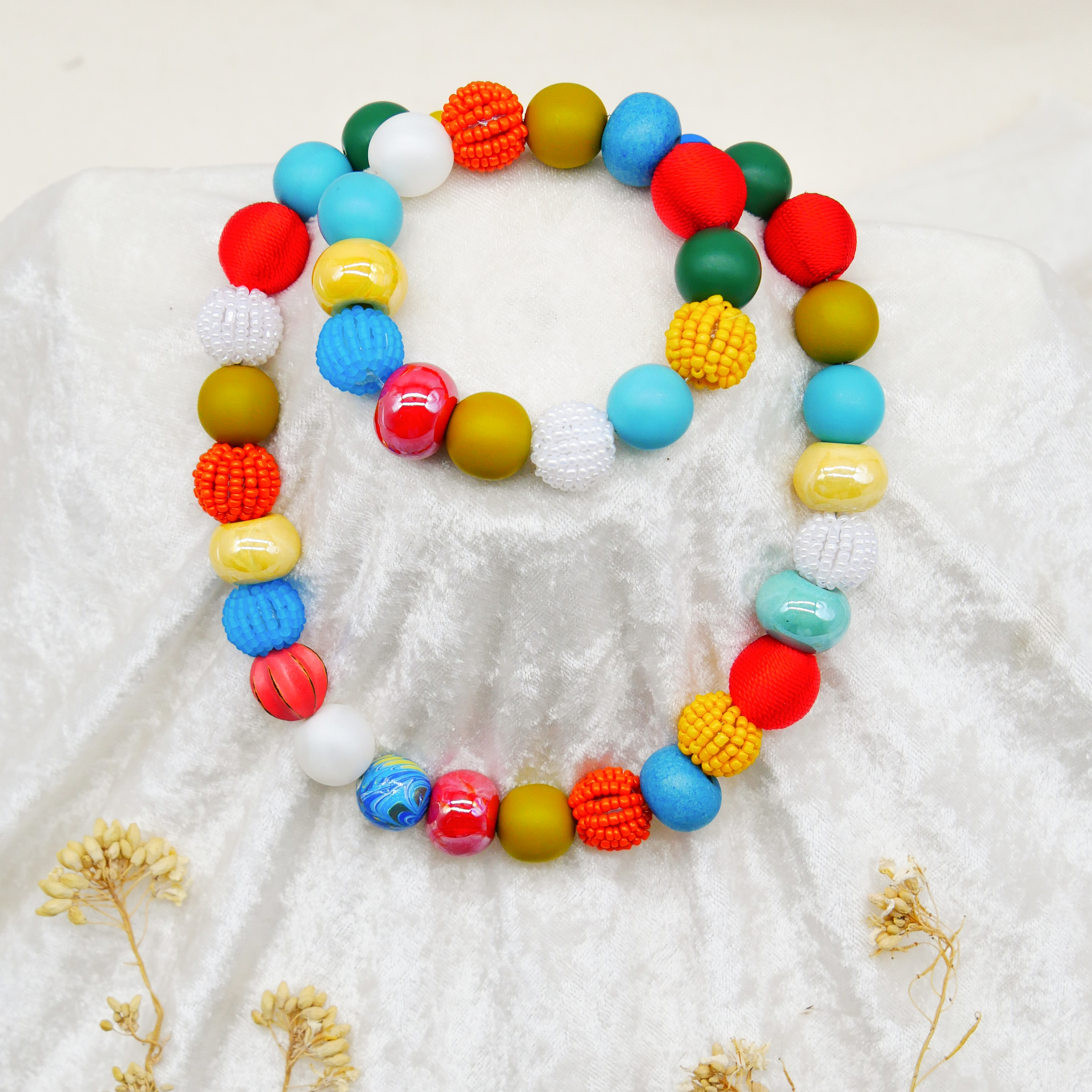 "Bollywood" Kleine Bollywood Ø ca. 16 mm, bunt