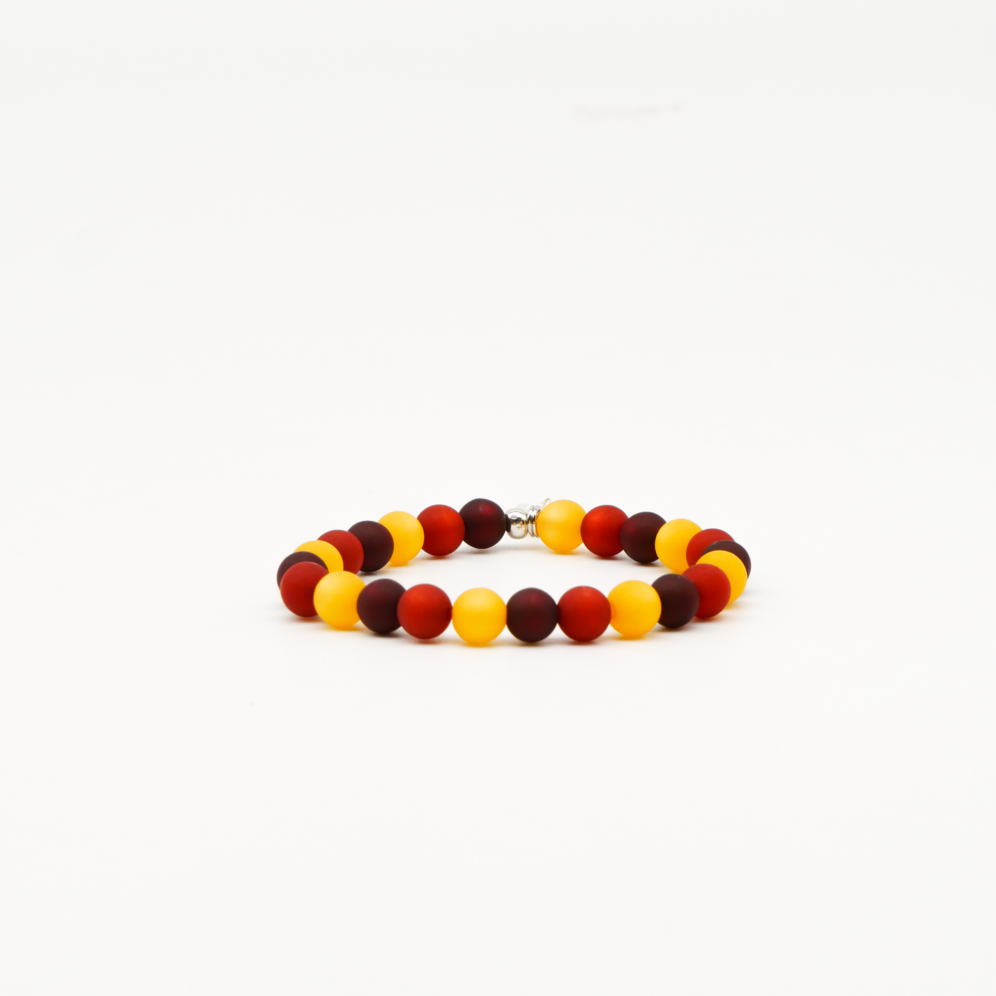 "Color Explosion" Bracelet with Polaris Beads - choclate brown