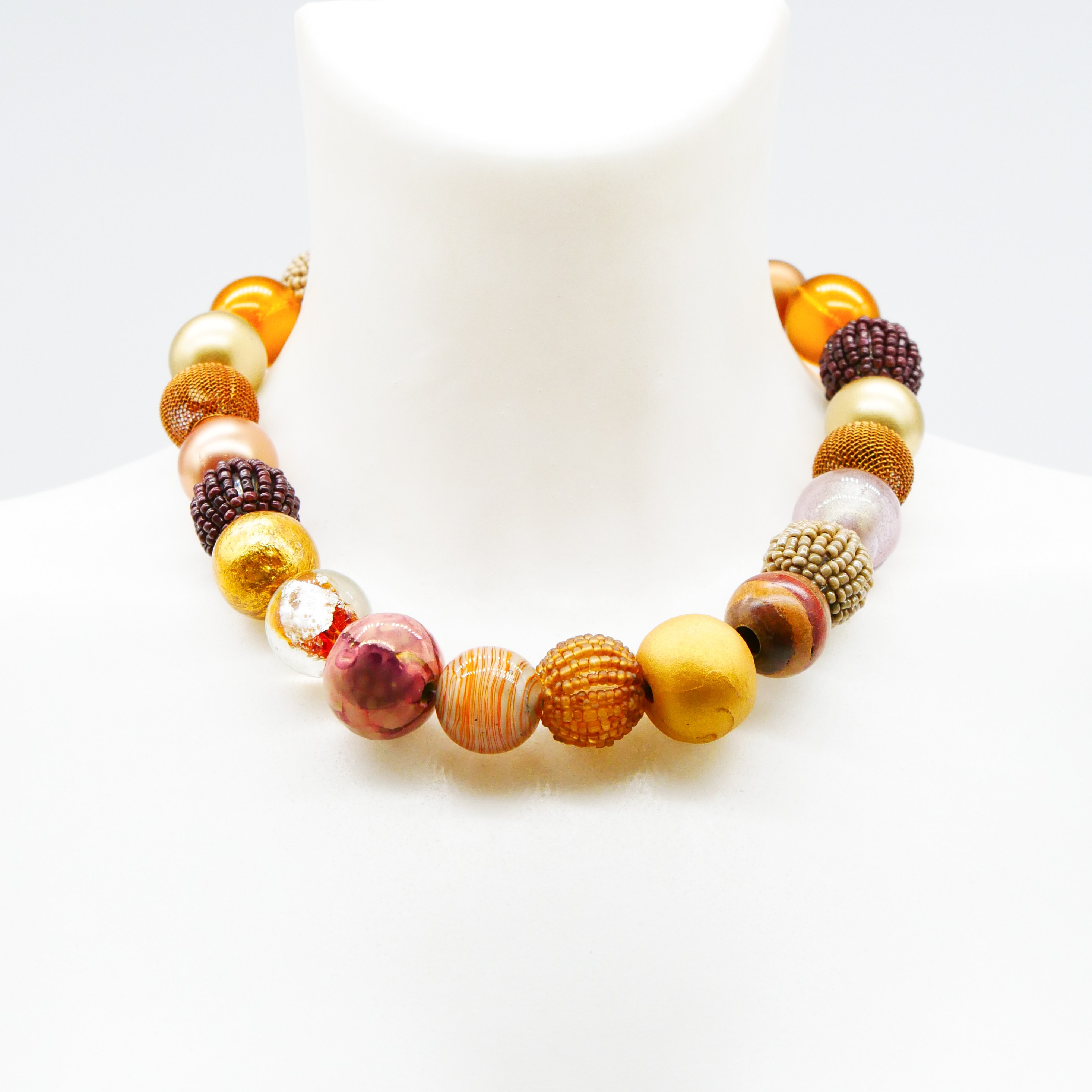 "Bollywood" Kette, Waldgold