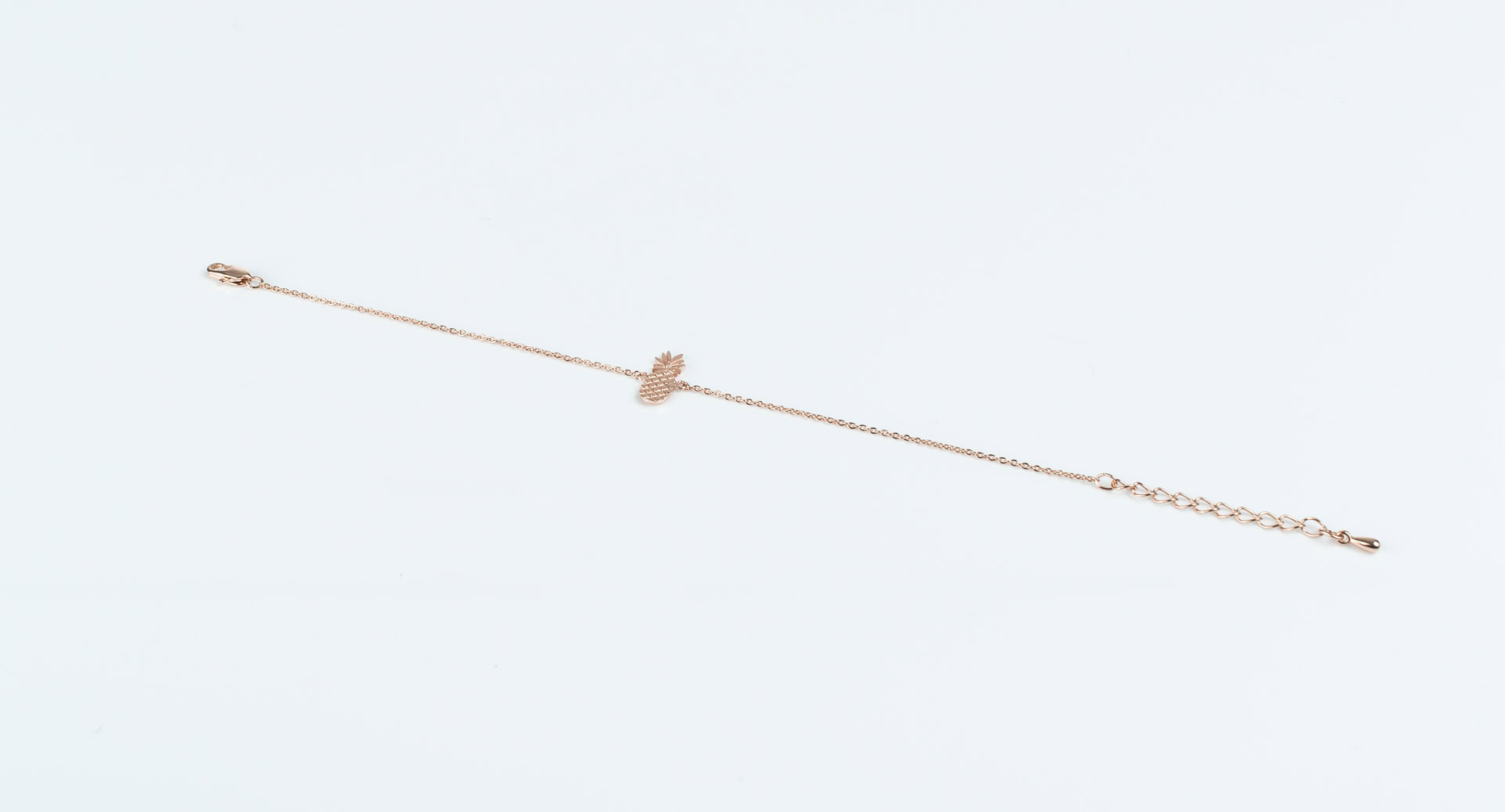 BG-9464 "Fine Filigré" feines Armband, Ananas, rosé vergoldet