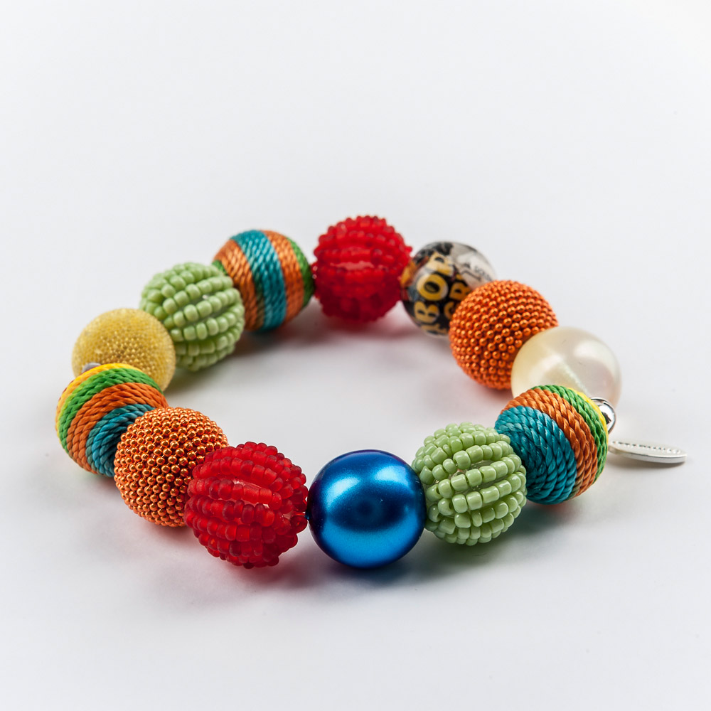 Armband zu "Bollywood" und "News Bowls", multicolor