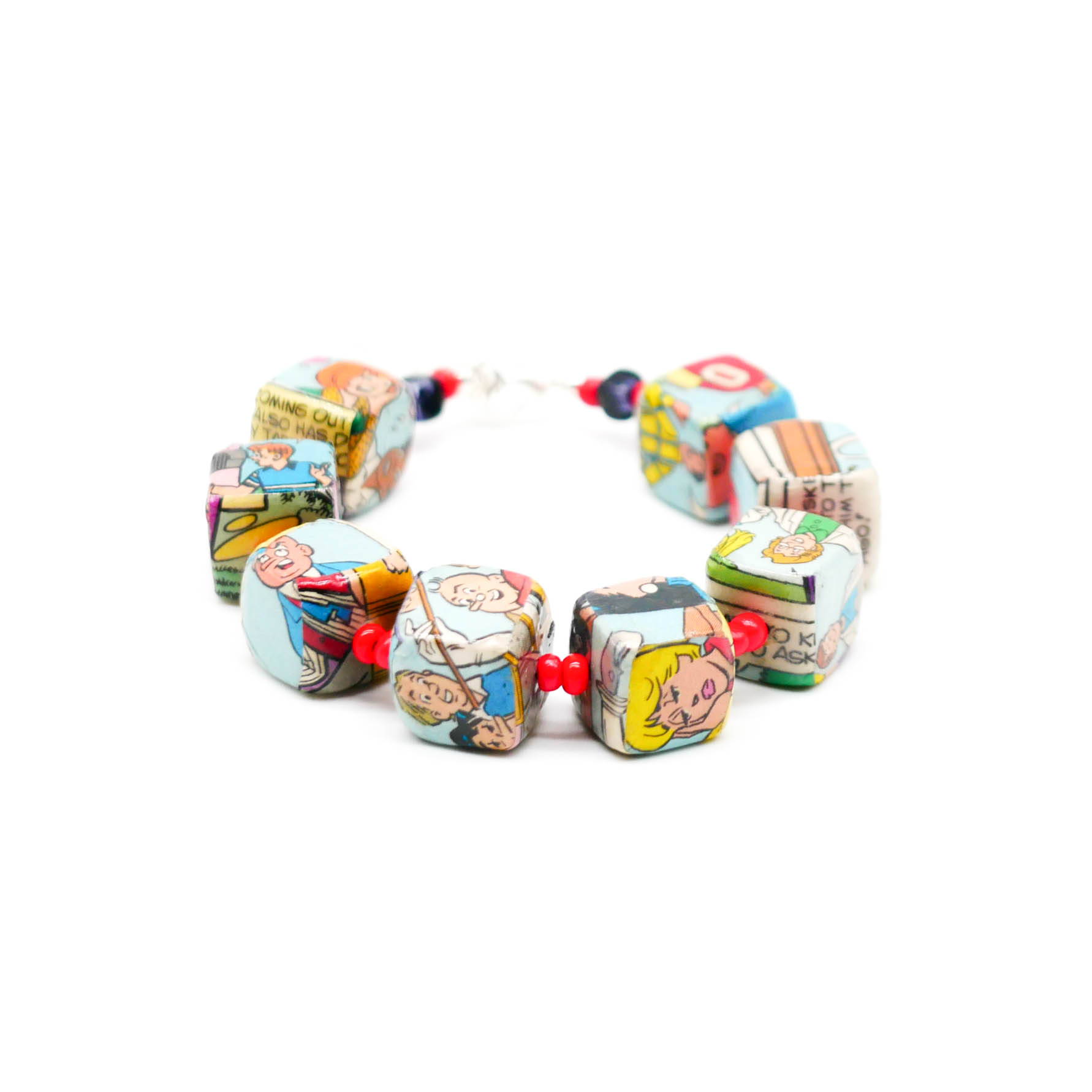 "Bunte Classics" bracelet "comic", cube