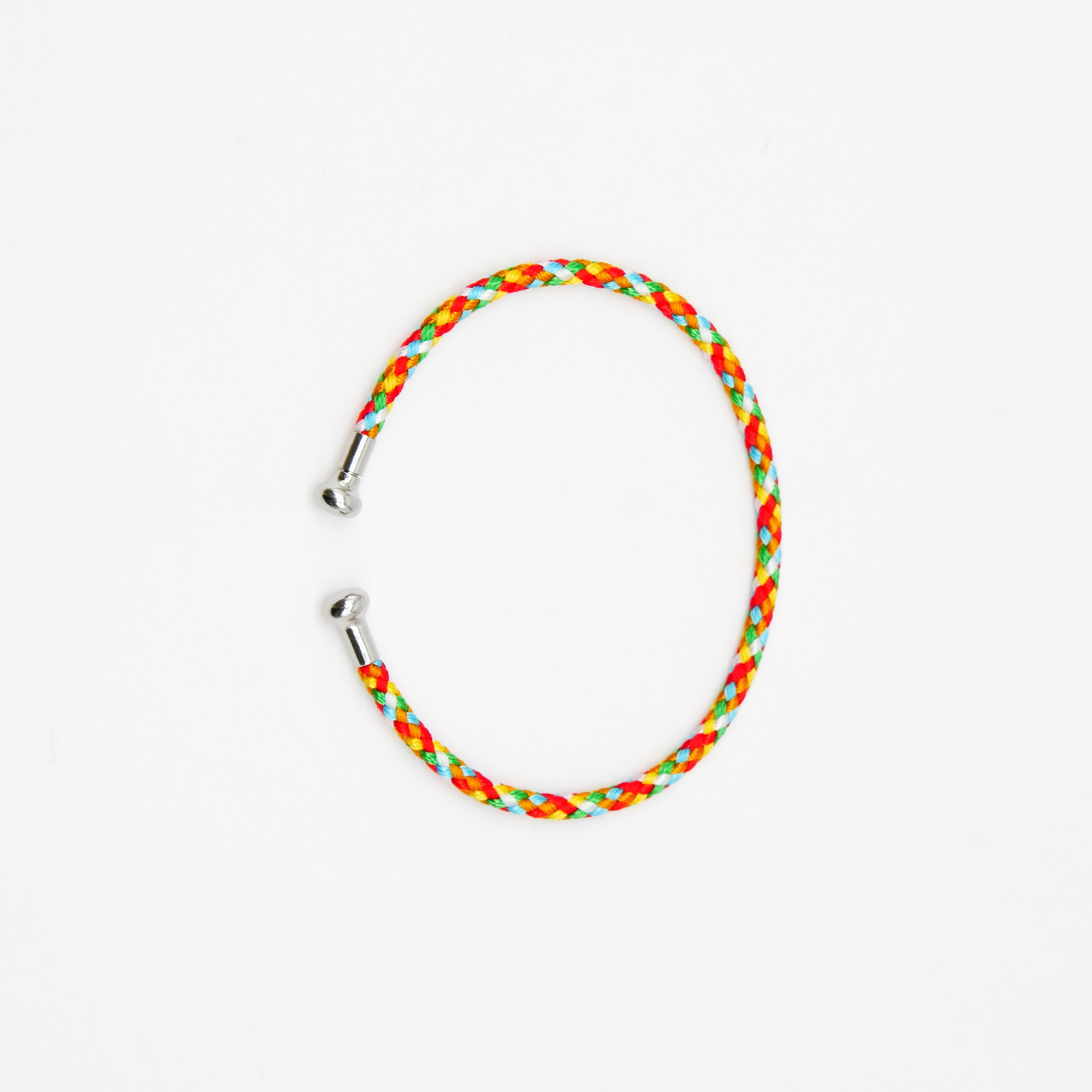 "Summer Feeling", Armband multi mit abschraubbarer Endkappe silber "Summer Feeling", Armband multi mit abschraubbarer Endkappe silber