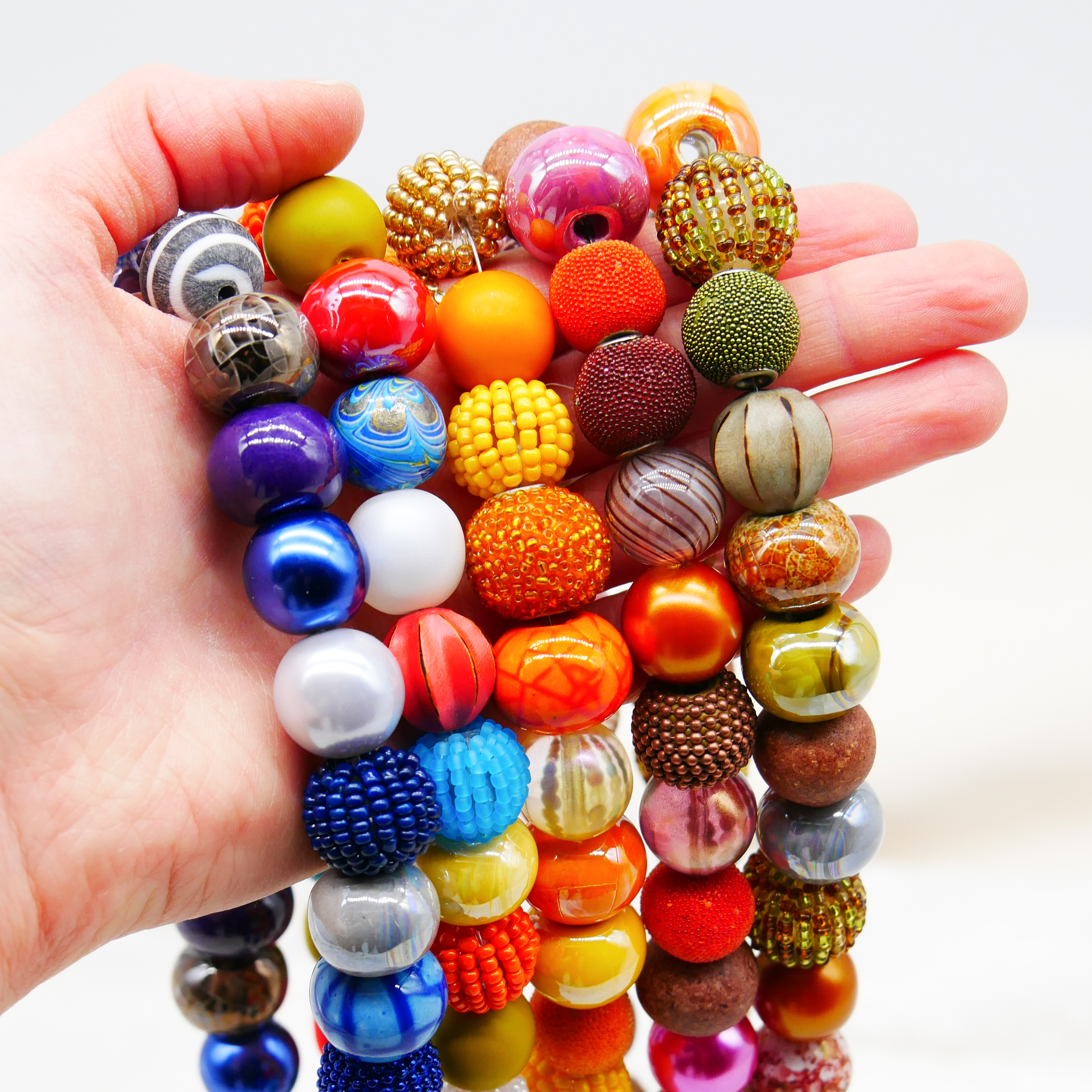 "Bollywood" Kleine Bollywood Ø ca. 16 mm, bunt