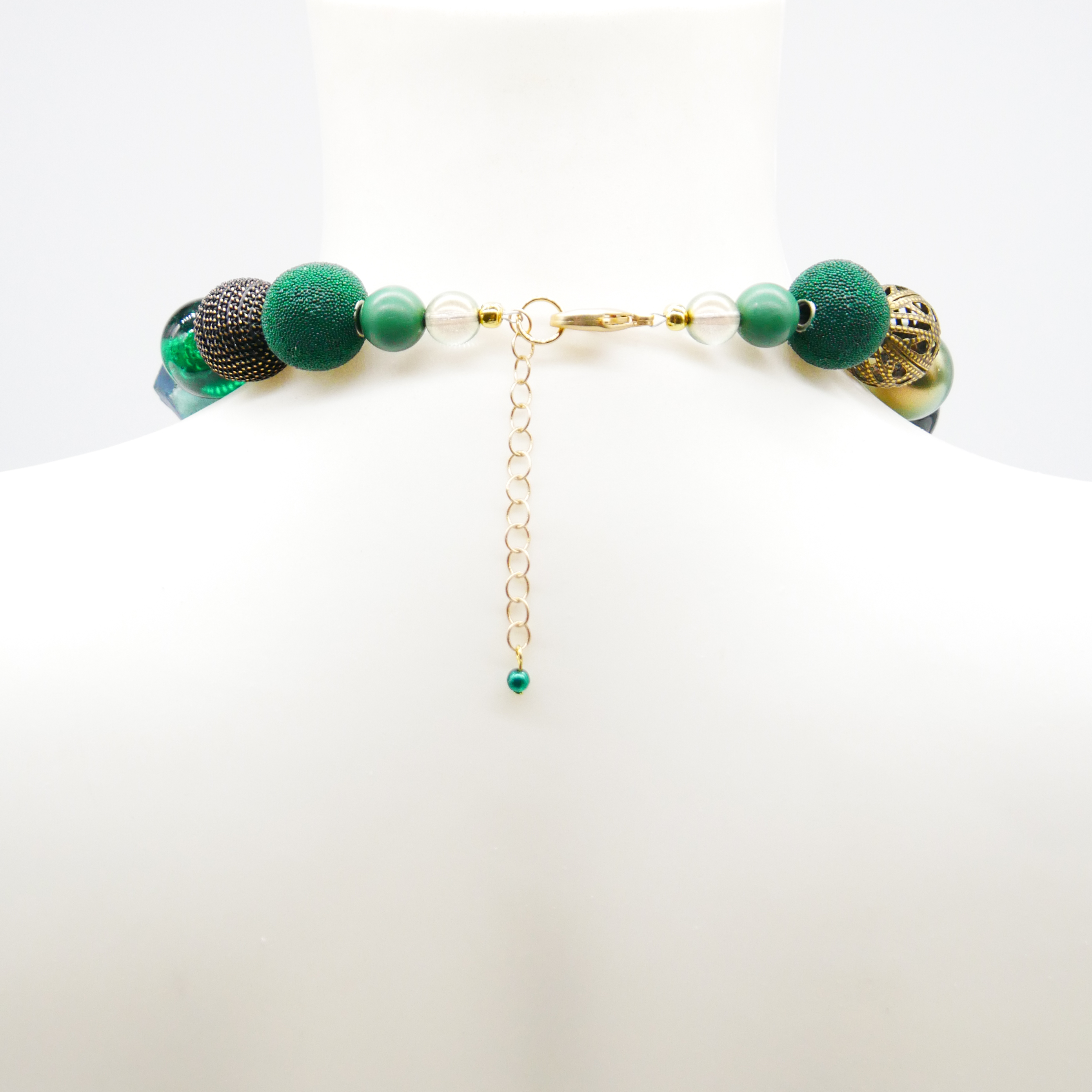 "Bollywood" Kette Ø ca. 20 mm, burnt olive