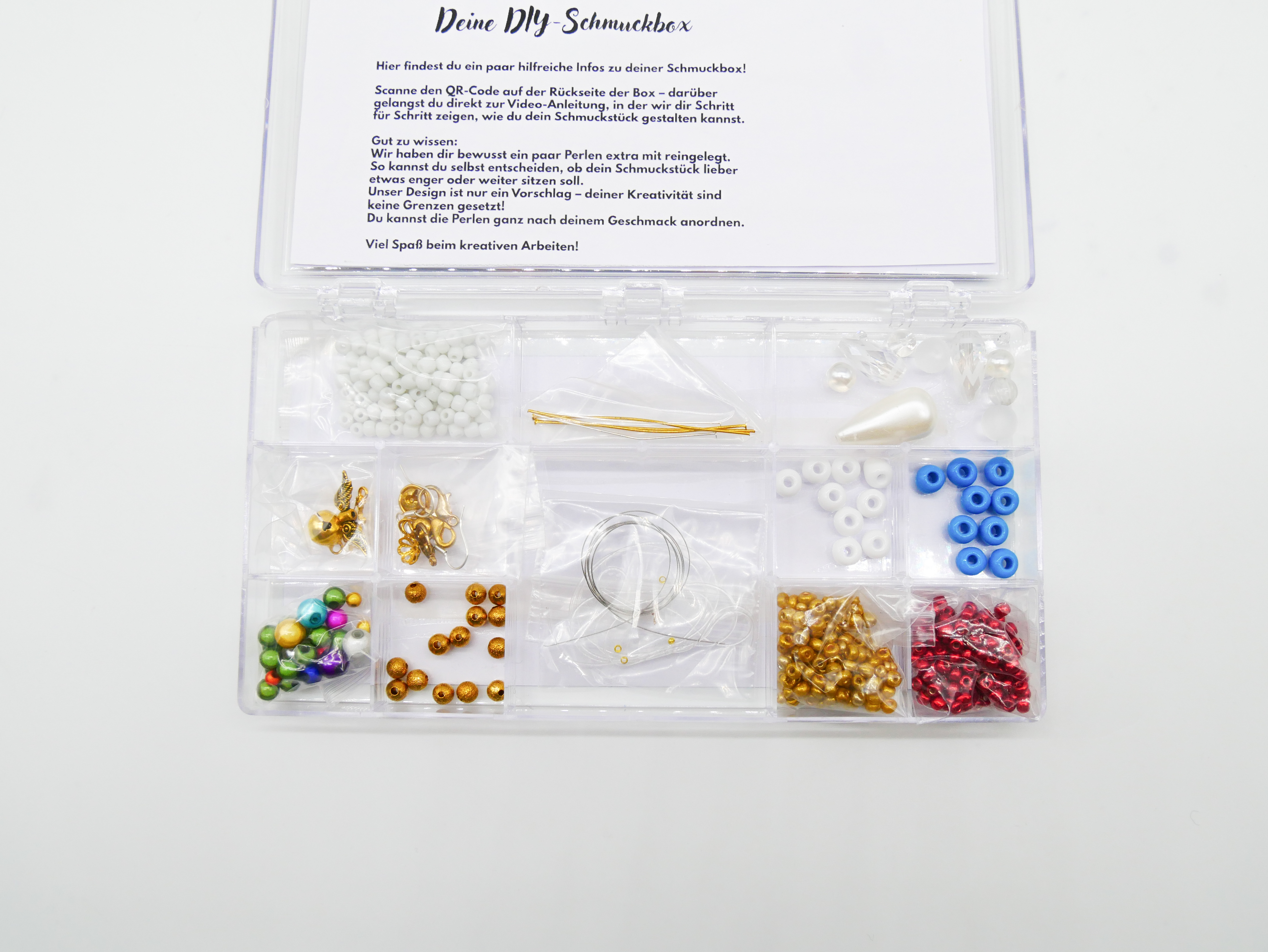 DIY Schmuckbox, Christmas, 2x Charm, 1x Kette, 2x Armband, 2x Ohrring DIY Schmuckbox, Christmas, 2x Charm, 1x Kette, 2x Armband, 2x Ohrring
