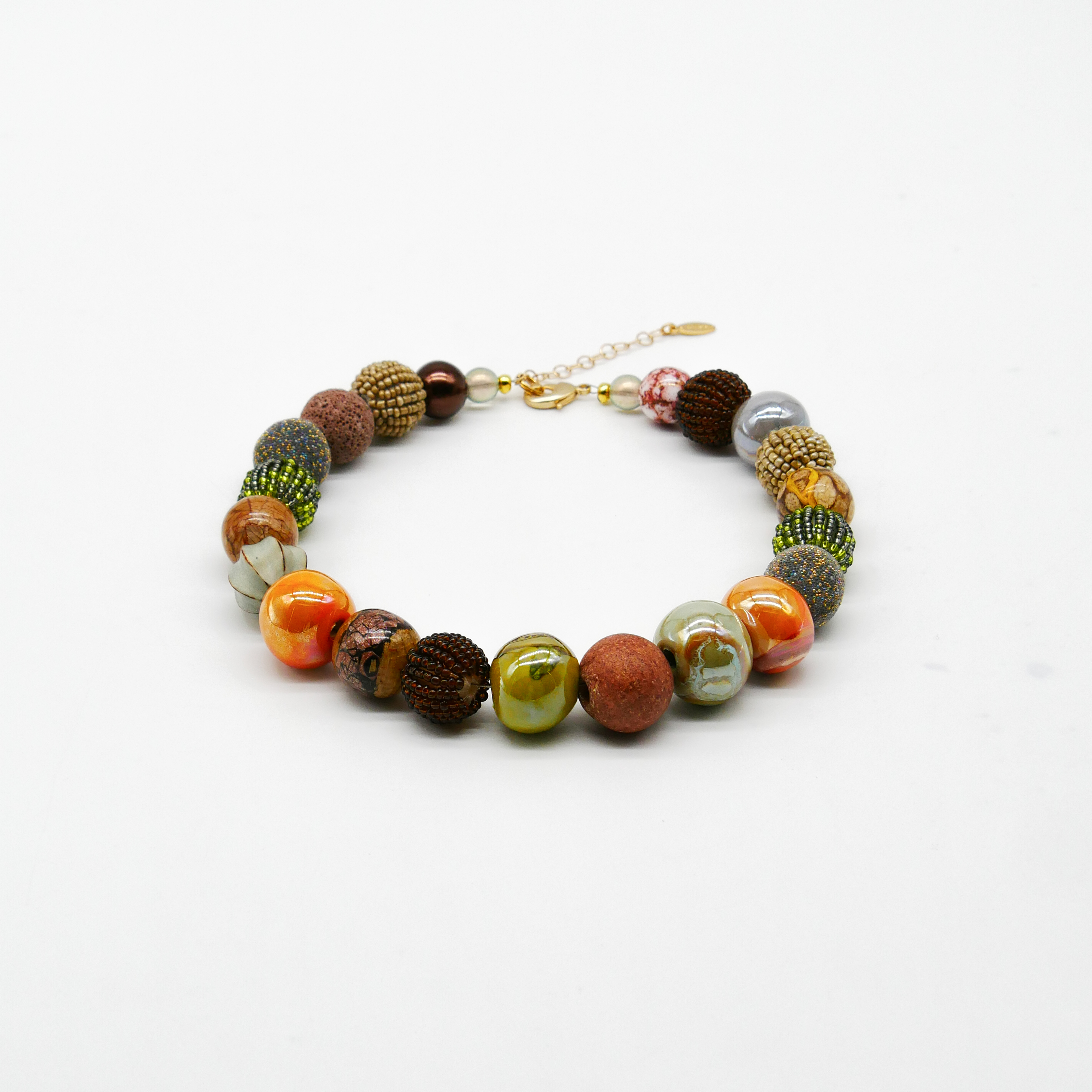 "Bollywood" Kette Ø ca. 20 mm, nativ