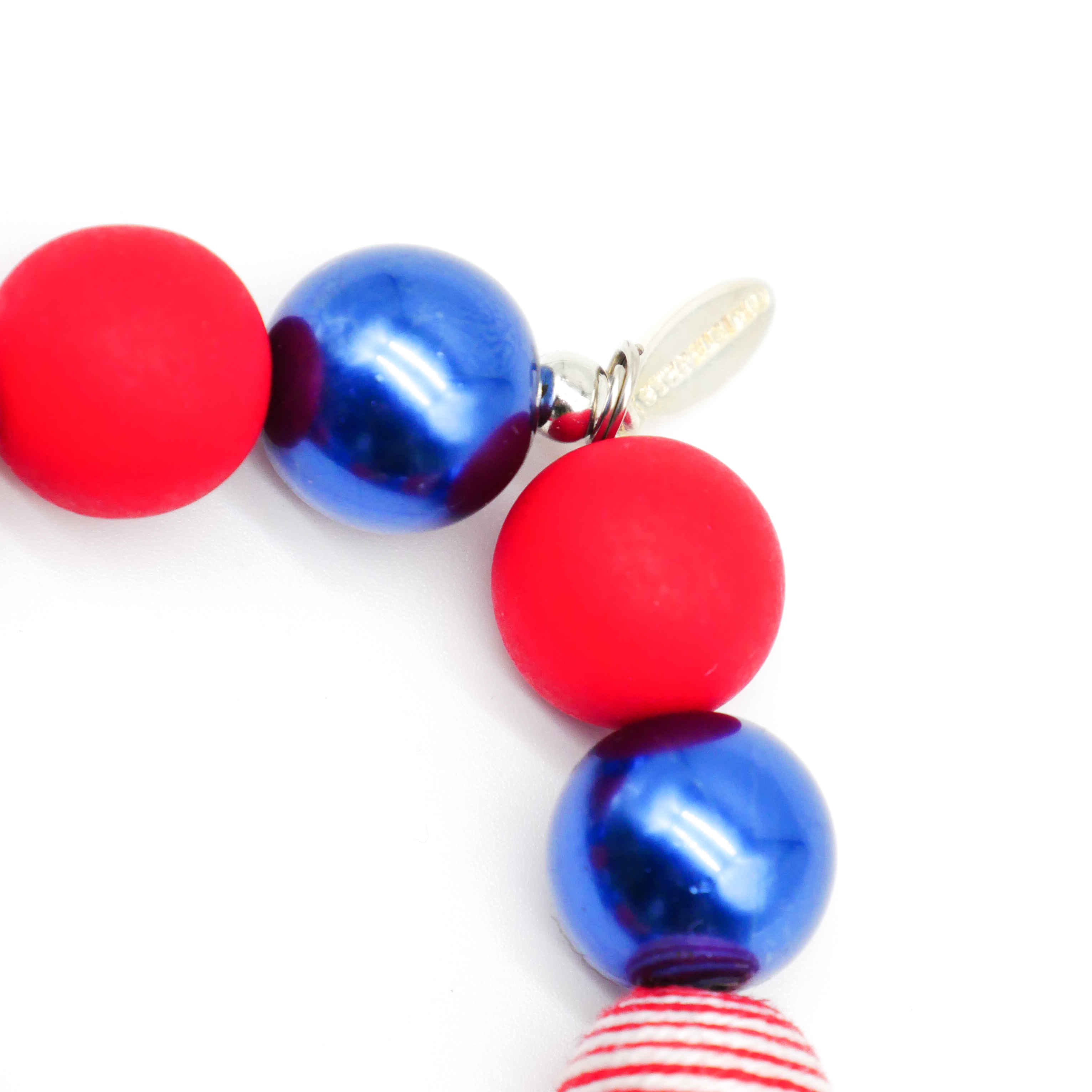  "Bollywood" Armband auf Gummi, marine
