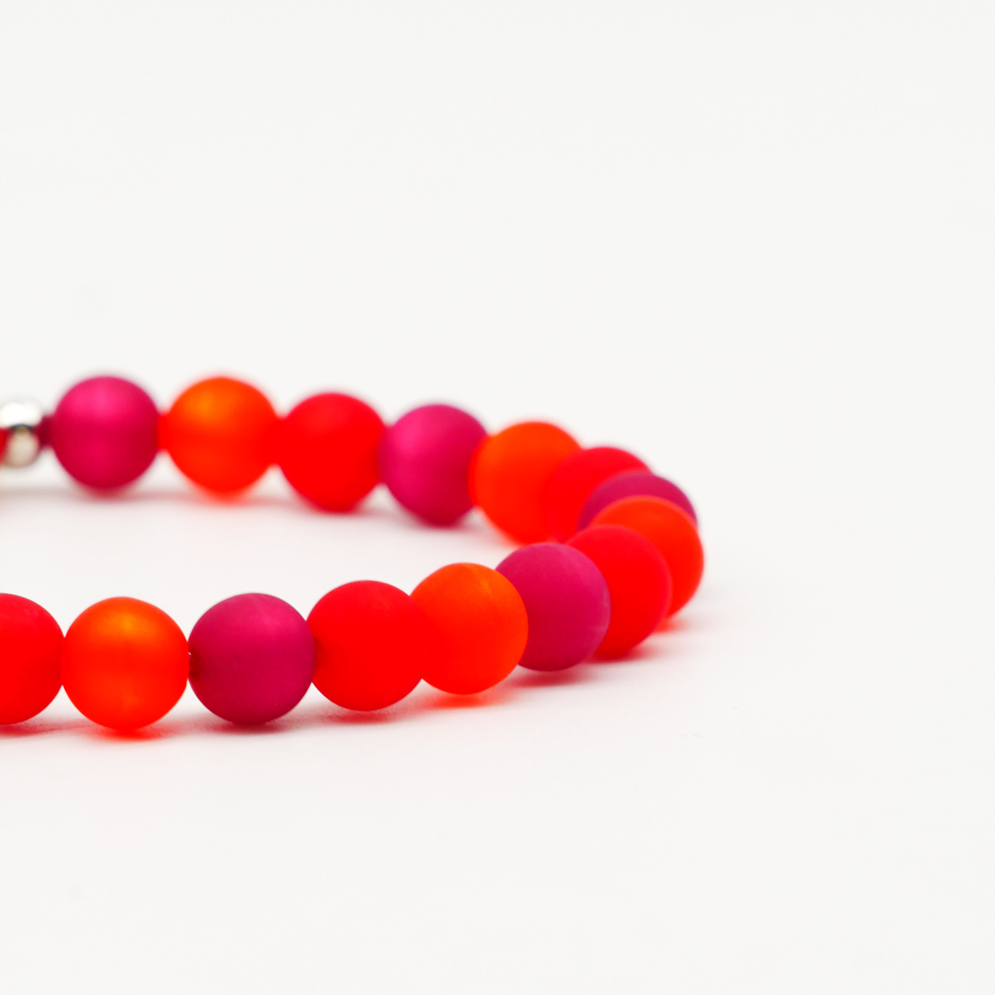 "Color Explosion" Bracelet with Polaris Beads - choclate brown "Color Explosion" Bracelet with Polaris Beads - choclate brown