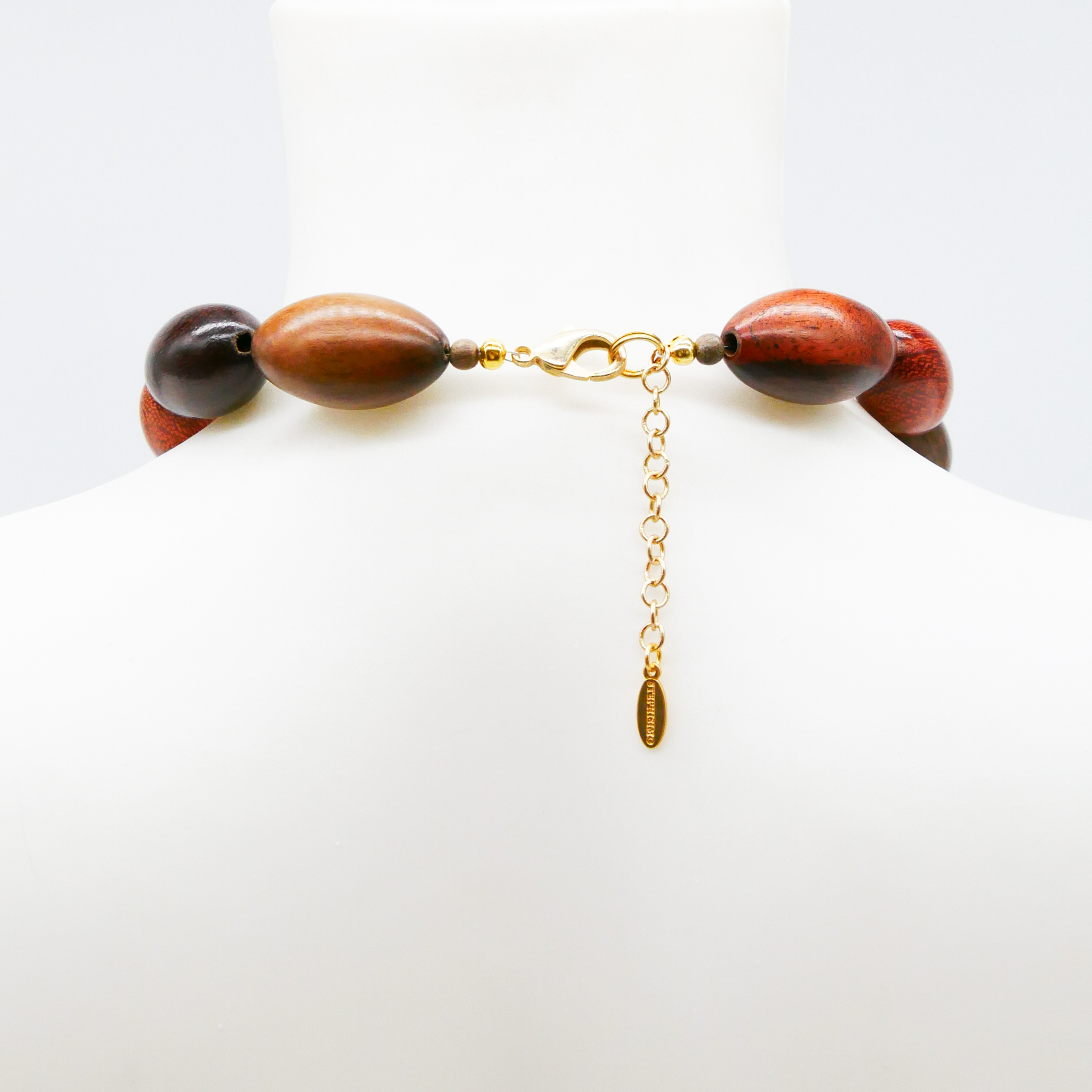 "Woodland", Kette "Olive", Holzoliven - Robles, Bayong, Greywod, Kamagong - Achat Olive "Woodland", Kette "Olive", Holzoliven - Robles, Bayong, Greywod, Kamagong - Achat Olive