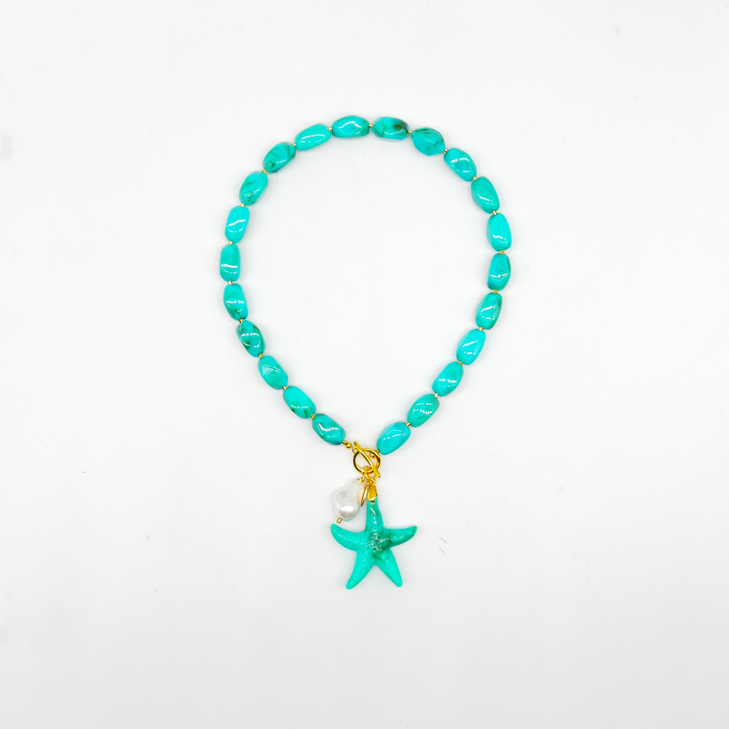  "Summer Feeling" Kette "Sea Star" Resinperlen
