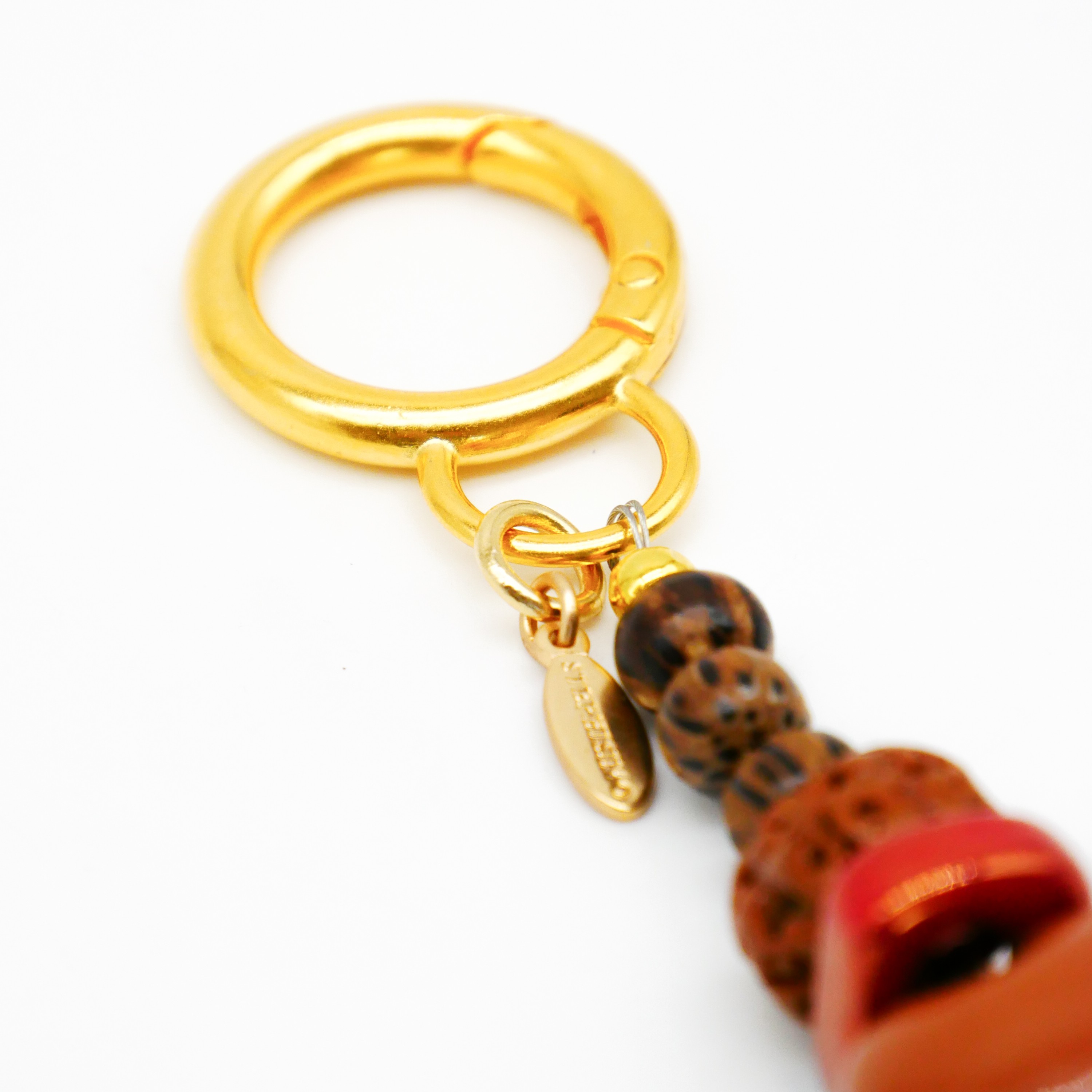 "Lucky Pendant" Anhänger, 1 Strang Holz-Samenperle, Keramik- und Knochenperle "Lucky Pendant" Anhänger, 1 Strang Holz-Samenperle, Keramik- und Knochenperle
