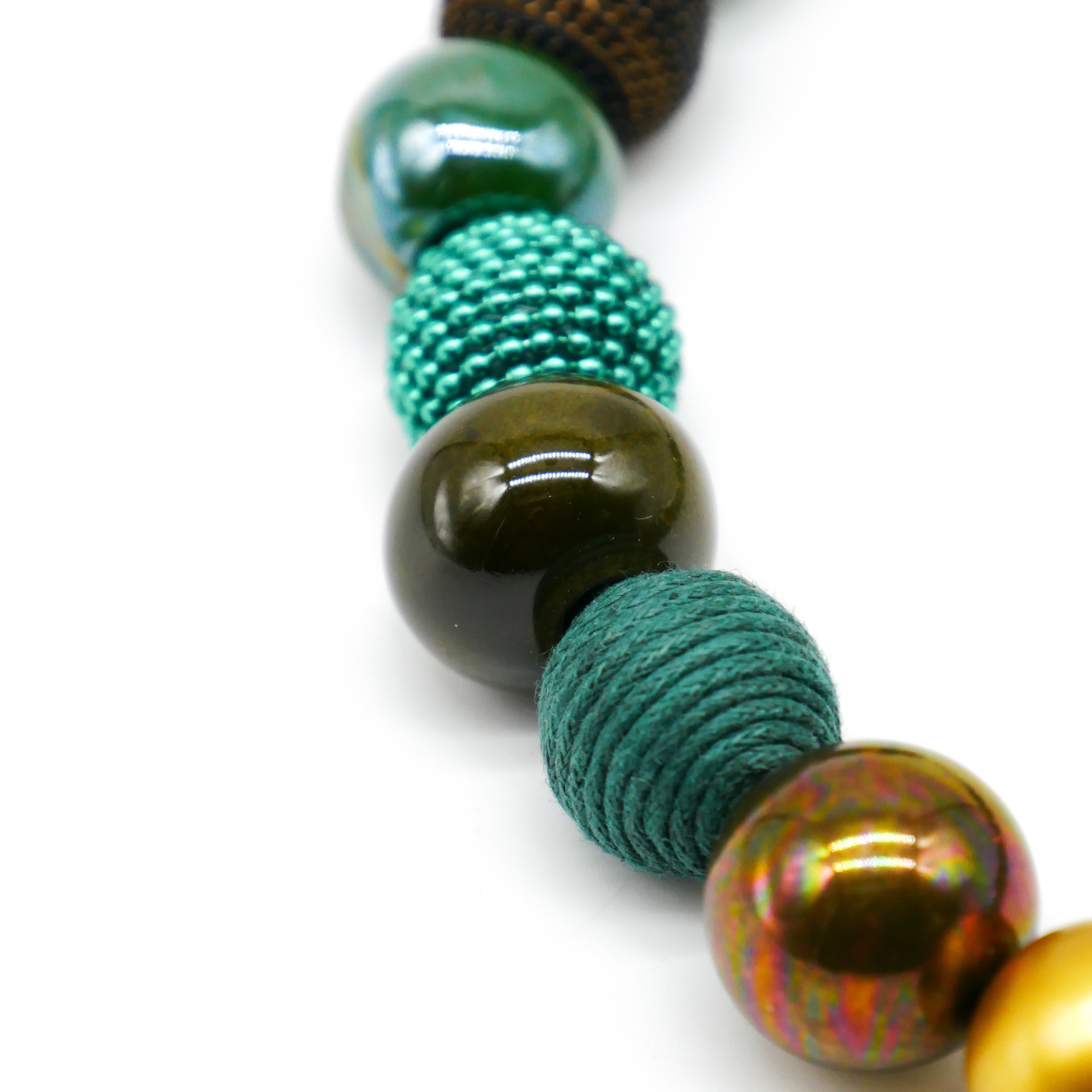"Bollywood" Kleine Bollywood Ø ca. 16 mm, burnt olive