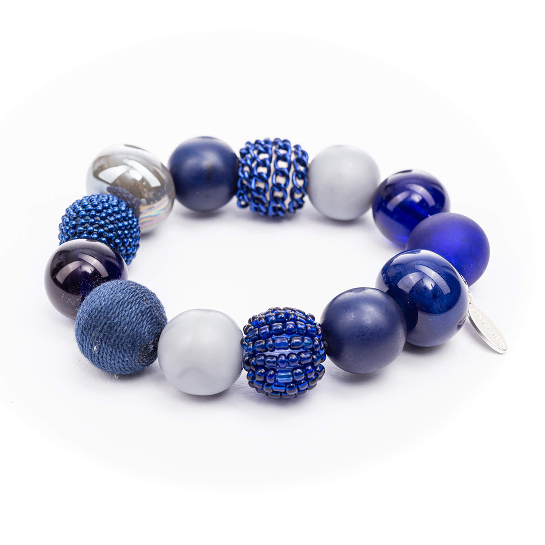 Armband zu "Bollywood" Midnight Blue