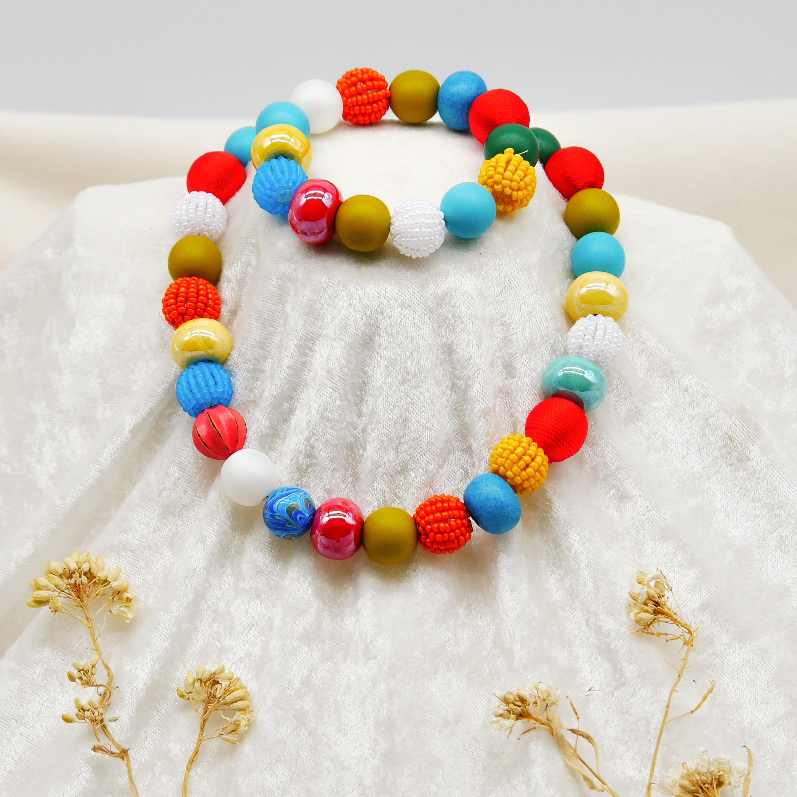 "Bollywood" Kleine Bollywood Ø ca. 16 mm, bunt