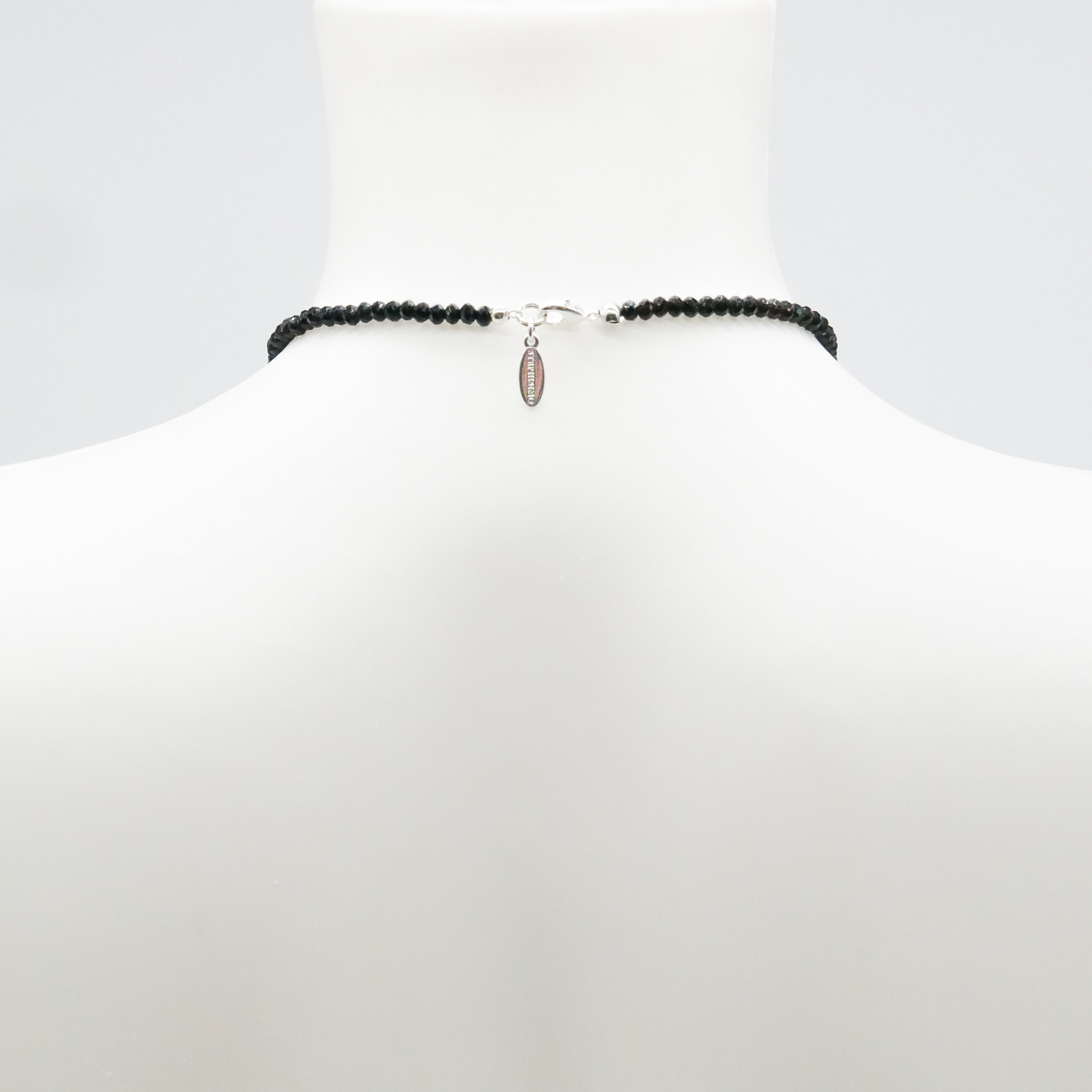  "Jet Schmuck" schwarze Kristallperlen, 4x3 mm, Quaste Kristallglas schwarz 