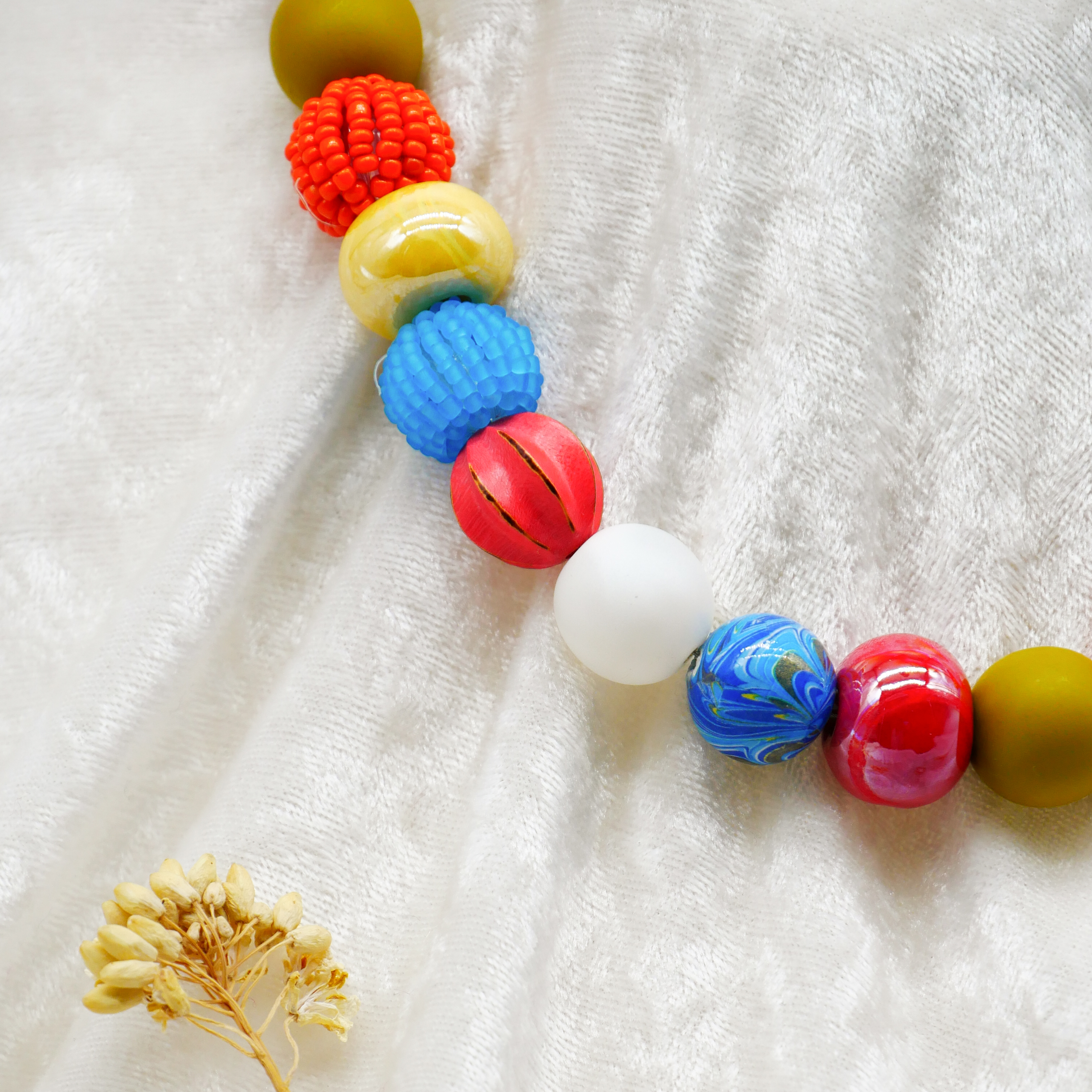 "Bollywood" Kleine Bollywood Ø ca. 16 mm, bunt