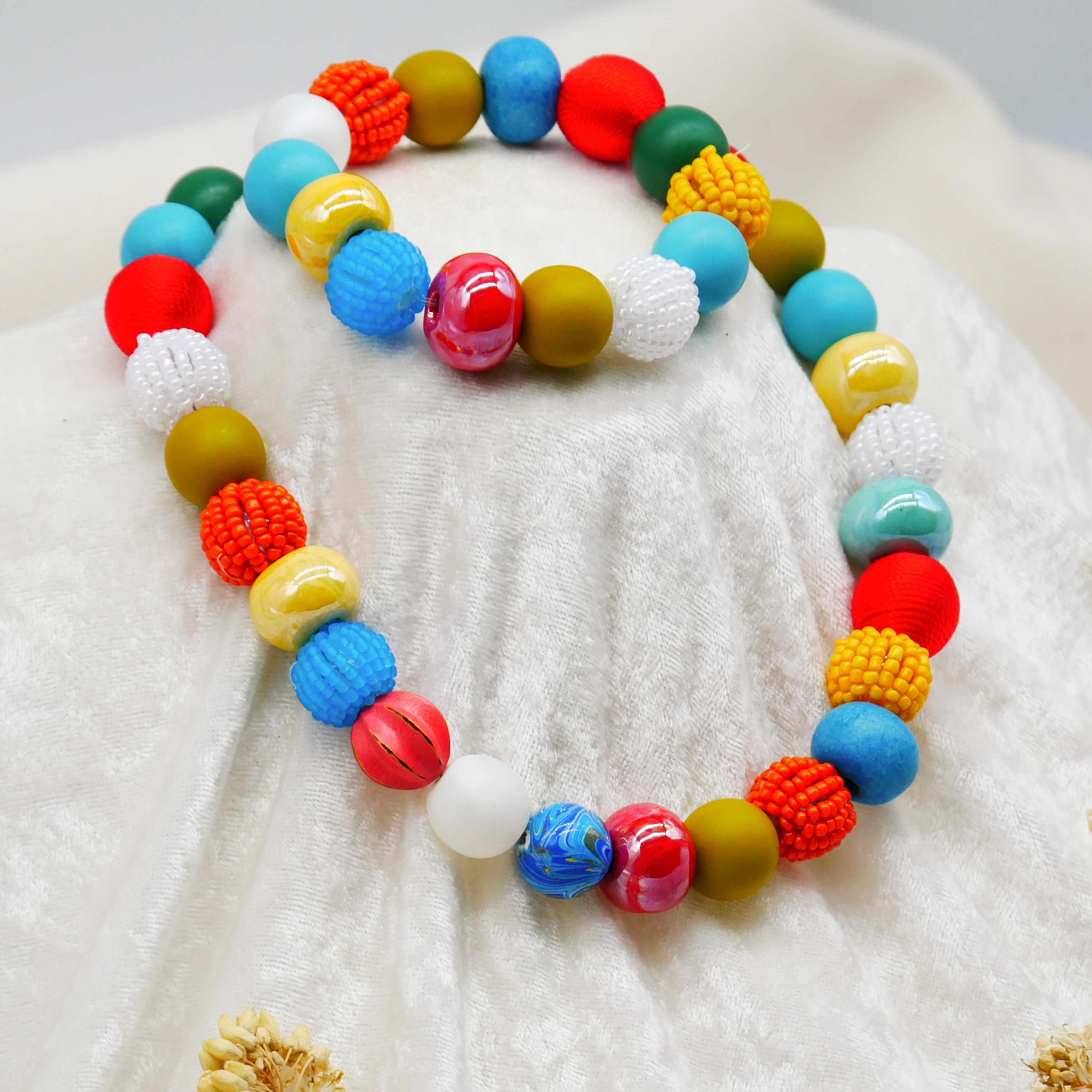 "Bollywood" Kleine Bollywood Ø ca. 16 mm, bunt