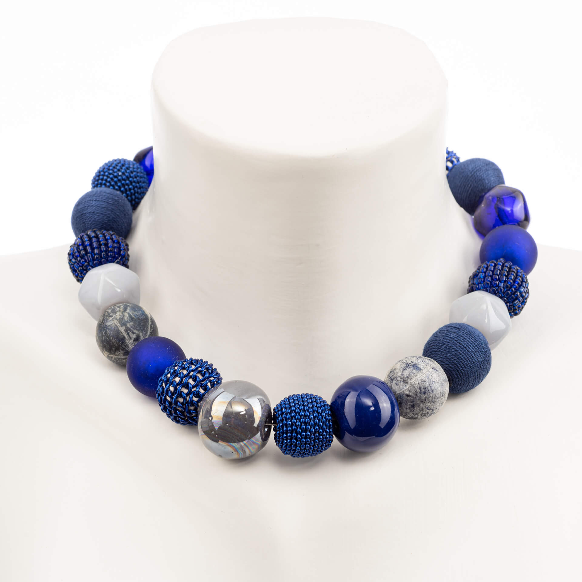 "Bollywood" Kette, Midnight Blue