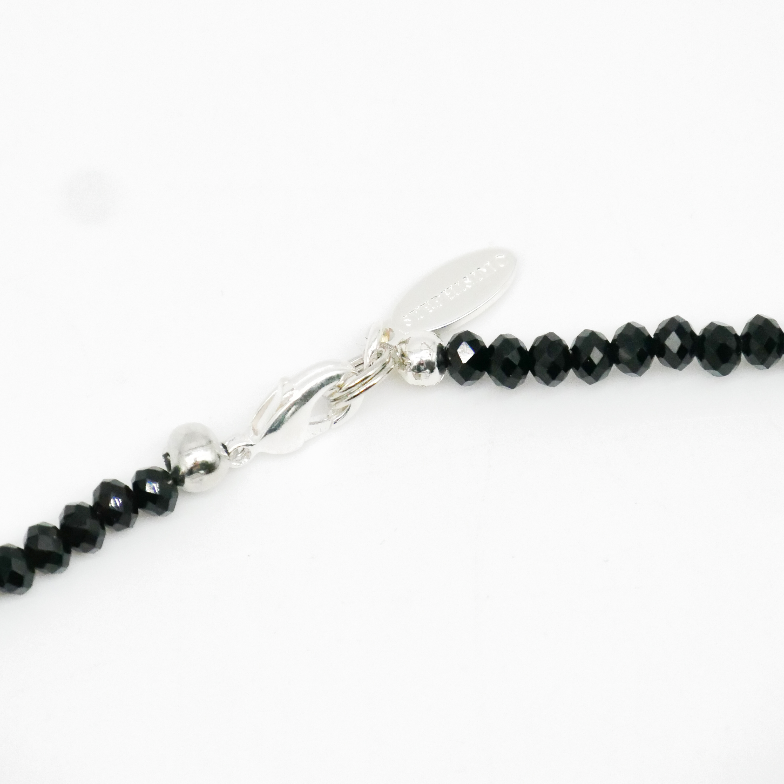  "Jet Schmuck" schwarze Kristallperlen, 4x3 mm, Quaste Kristallglas schwarz 