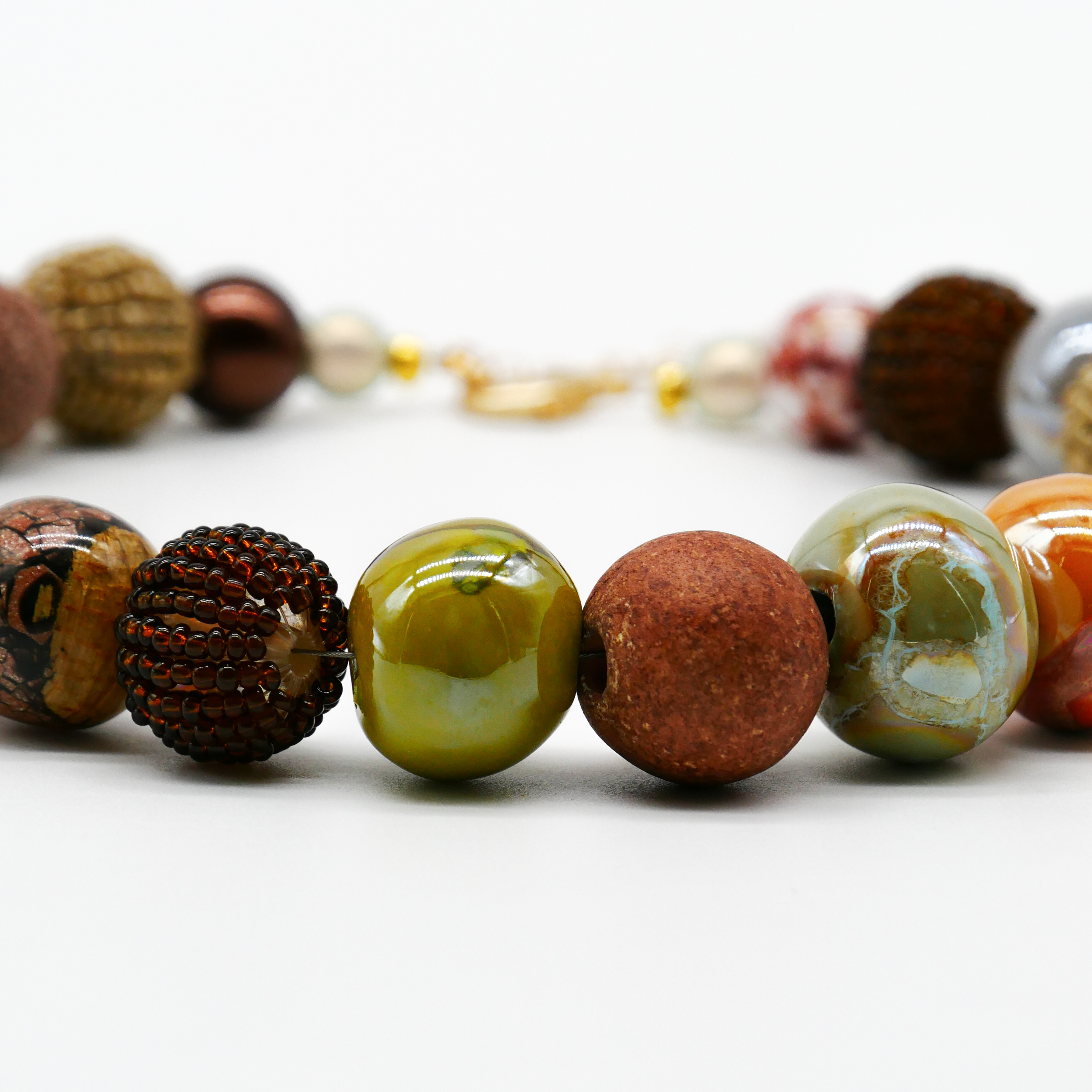 "Bollywood" Kette Ø ca. 20 mm, nativ