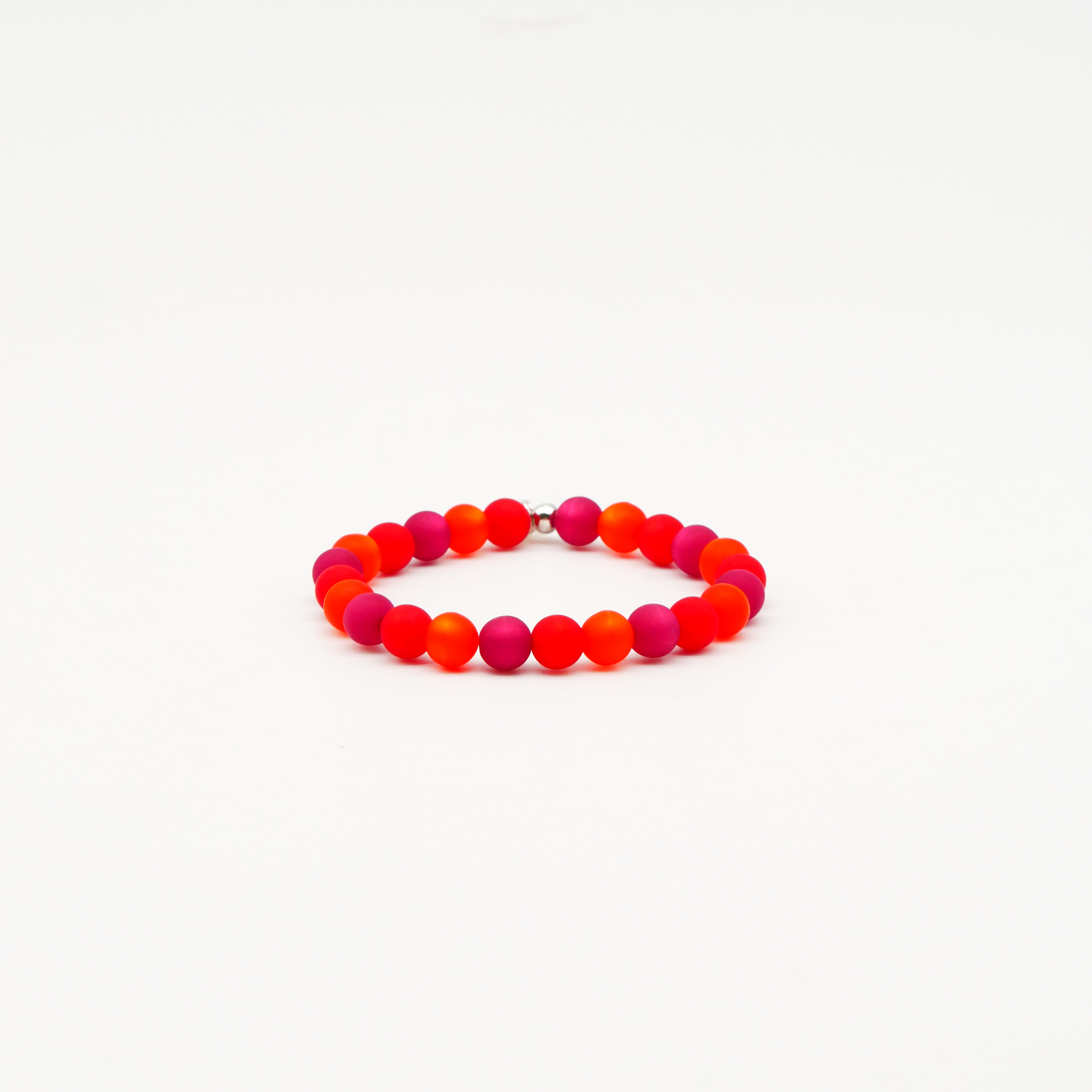 "Color Explosion" Bracelet with Polaris Beads - choclate brown