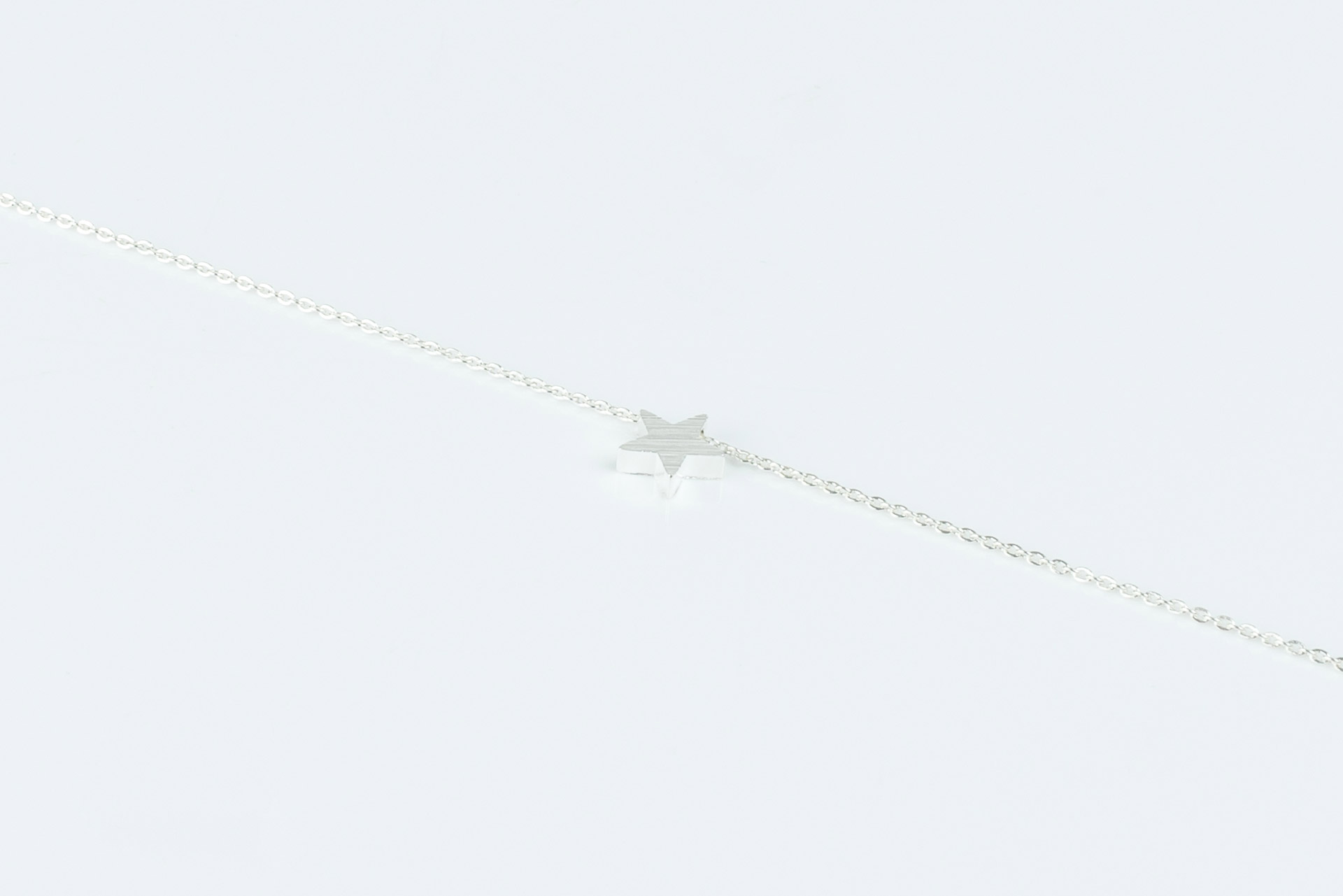 "Fine Filigré" feines Armband, Star, versilbert