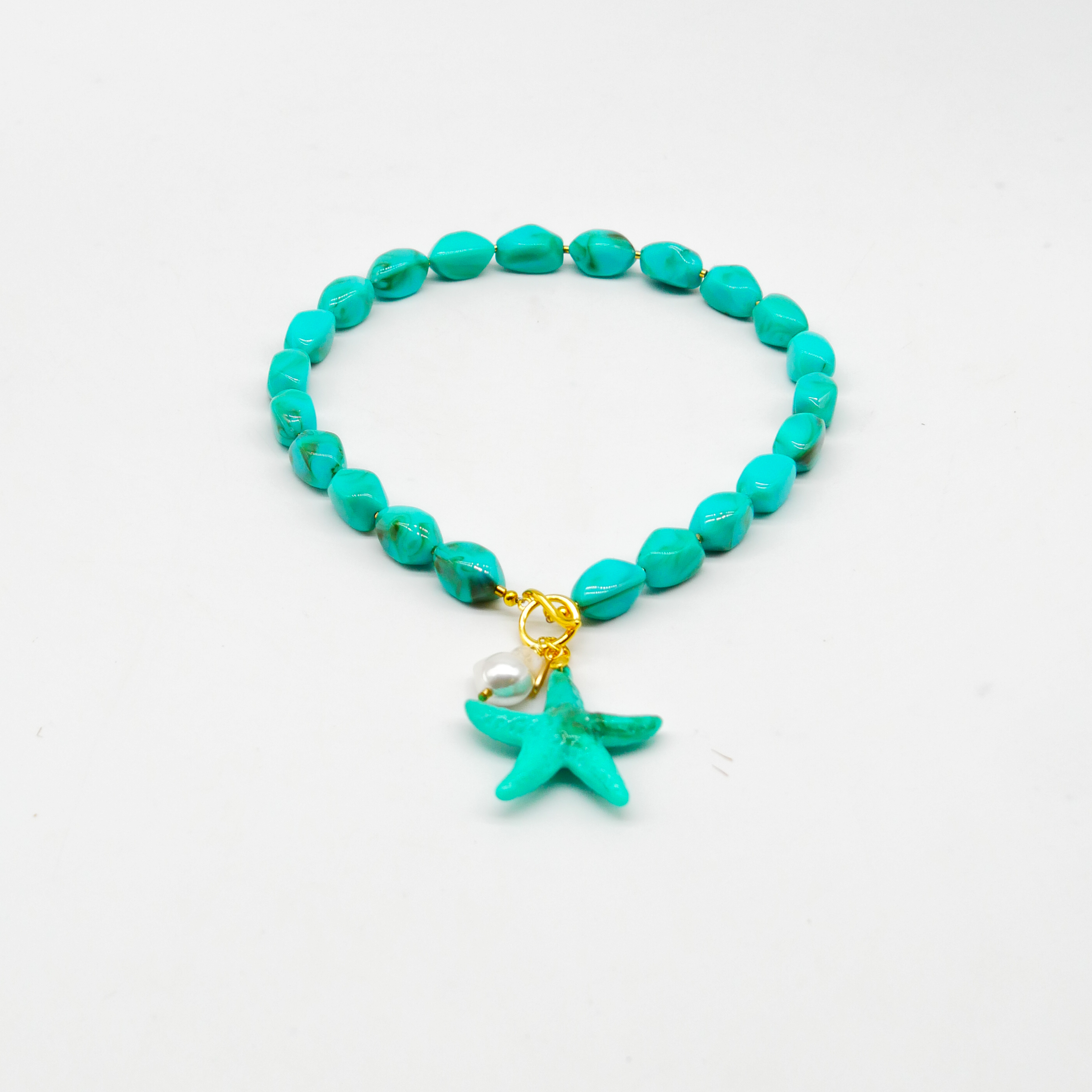  "Summer Feeling" Kette "Sea Star" Resinperlen