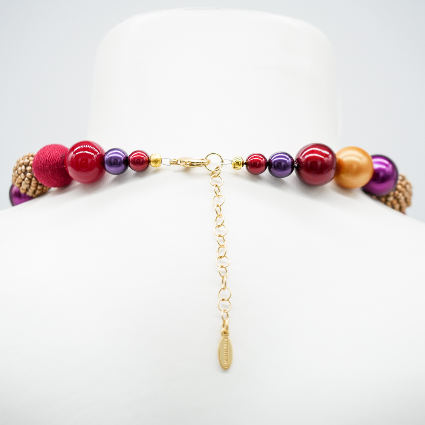"Bollywood" Kette, Beere-Gold
