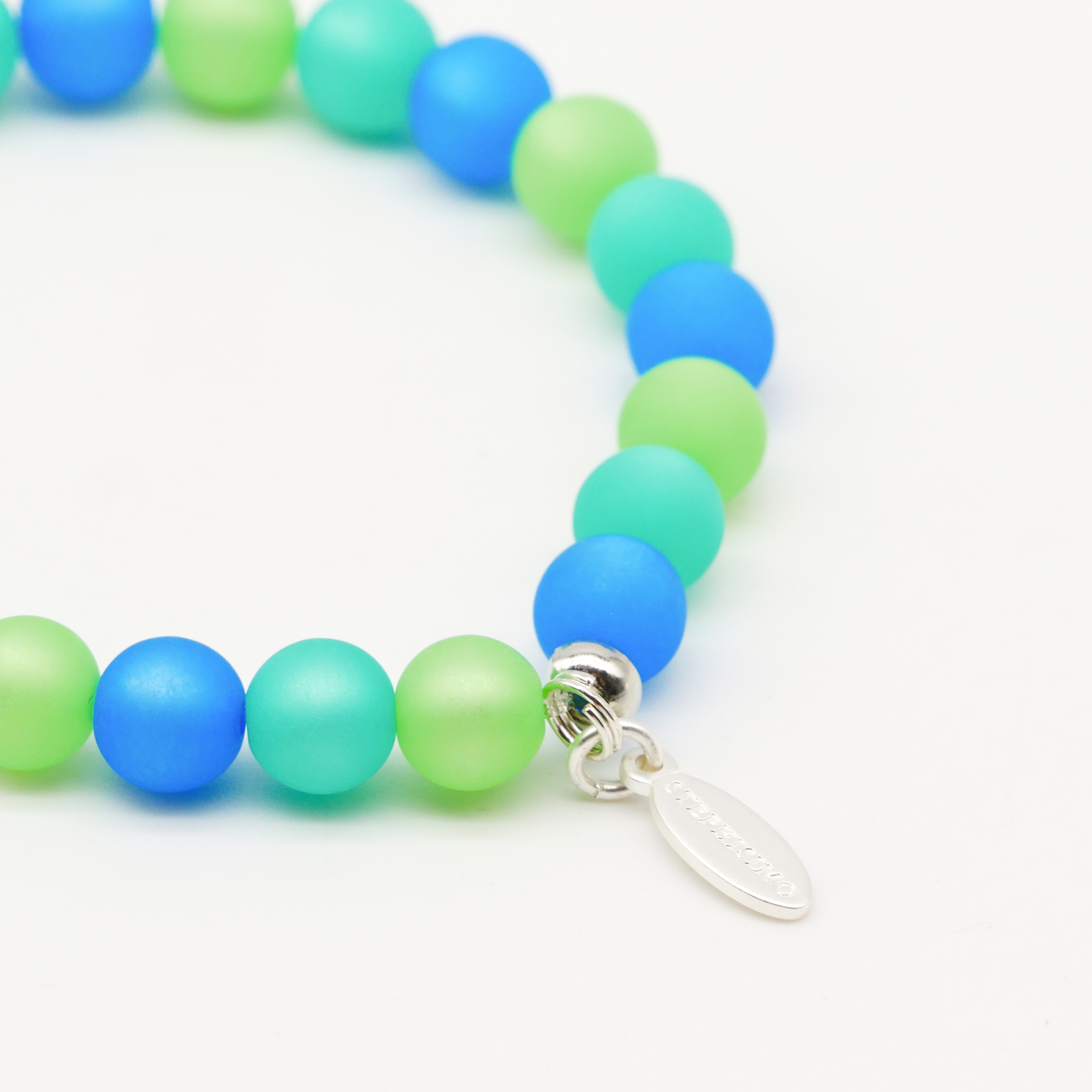 "Color Explosion" Bracelet with Polaris Beads - choclate brown