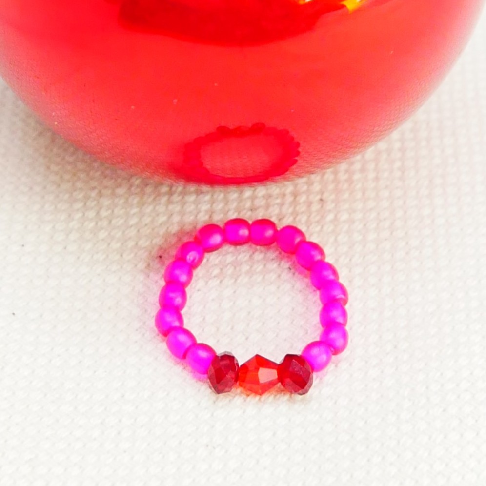  DIY Schmuckbox, Pink Passion, 3x Armband, 1x Kette, 1x Ohrring, 1x Ring