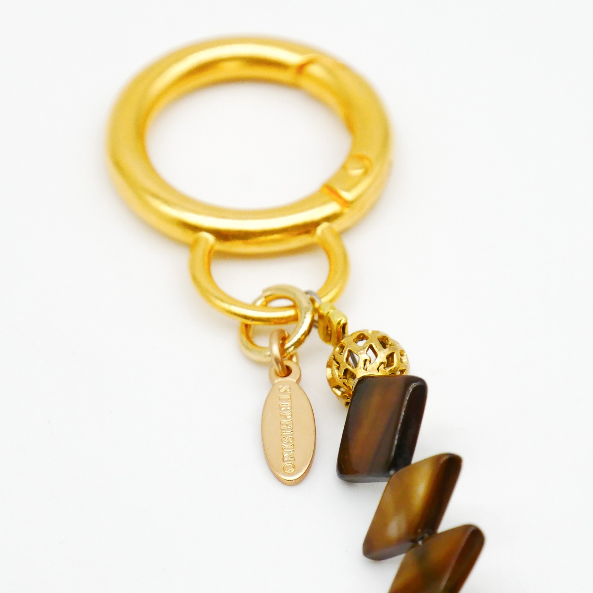 "Lucky Pendant" Anhänger, 1 Strang braun Muschelperlen und zwei Schneckenanhänger "Lucky Pendant" Anhänger, 1 Strang braun Muschelperlen und zwei Schneckenanhänger