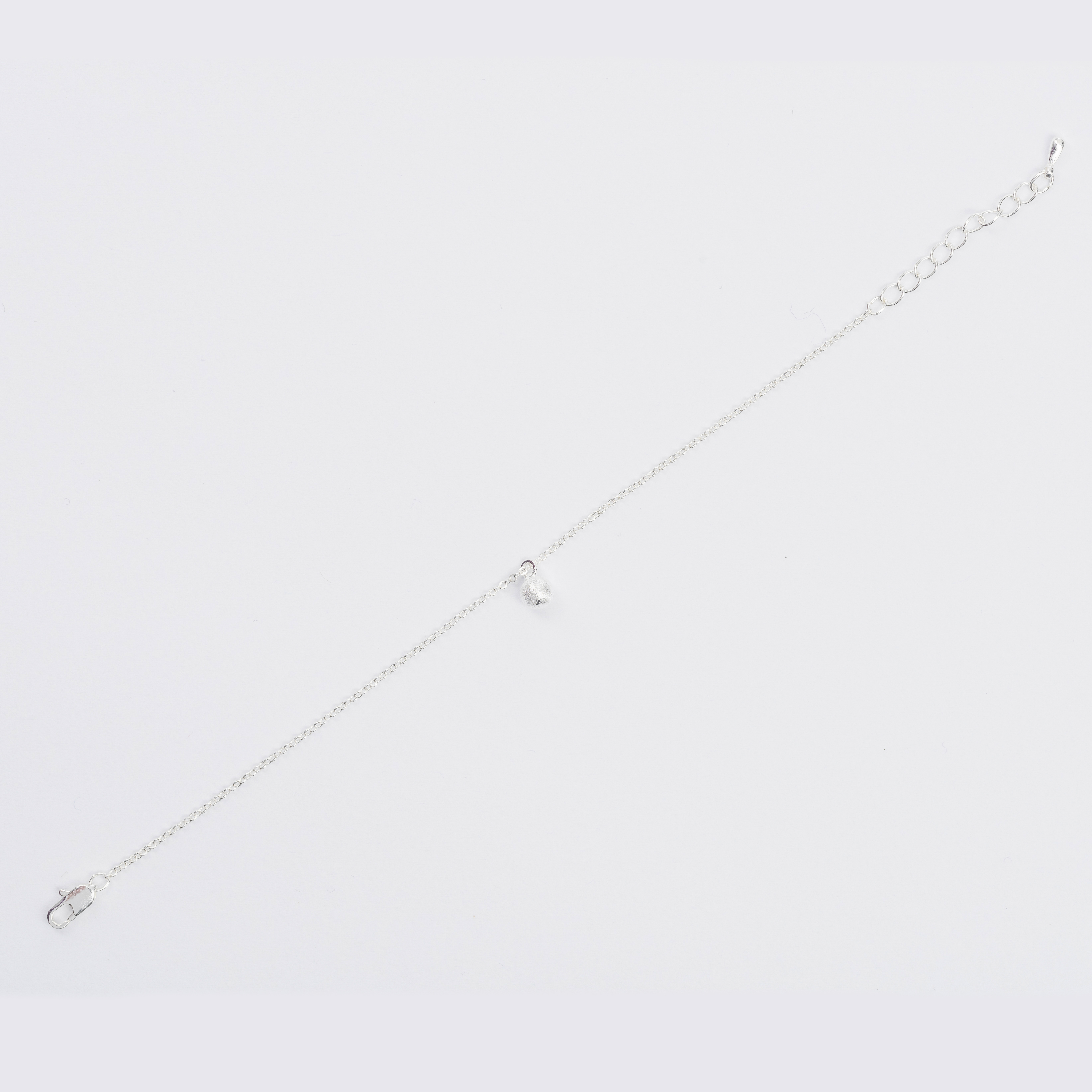 "Fine Filigré" feines Armband, Kugel, versilbert