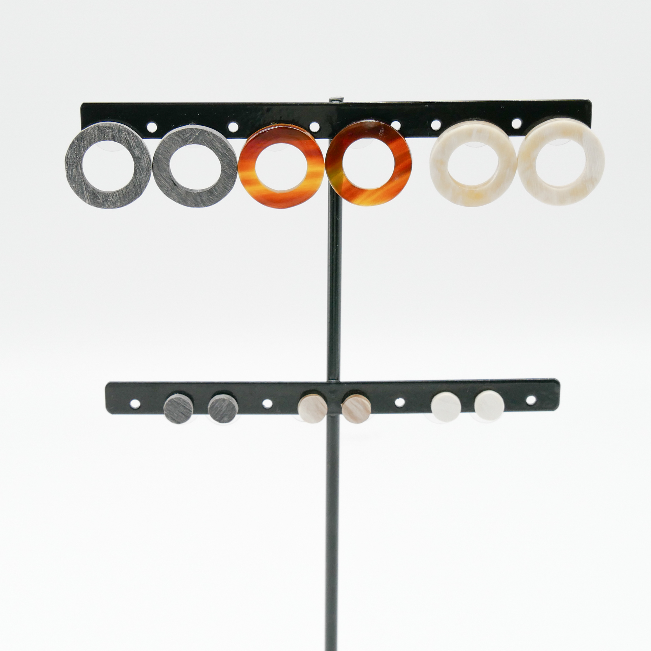 Ohrringständer 2 Ebenen ca. 26 cm hoch je 1x HO-ER 554-1, -2, -3; 555-1, -2, -3