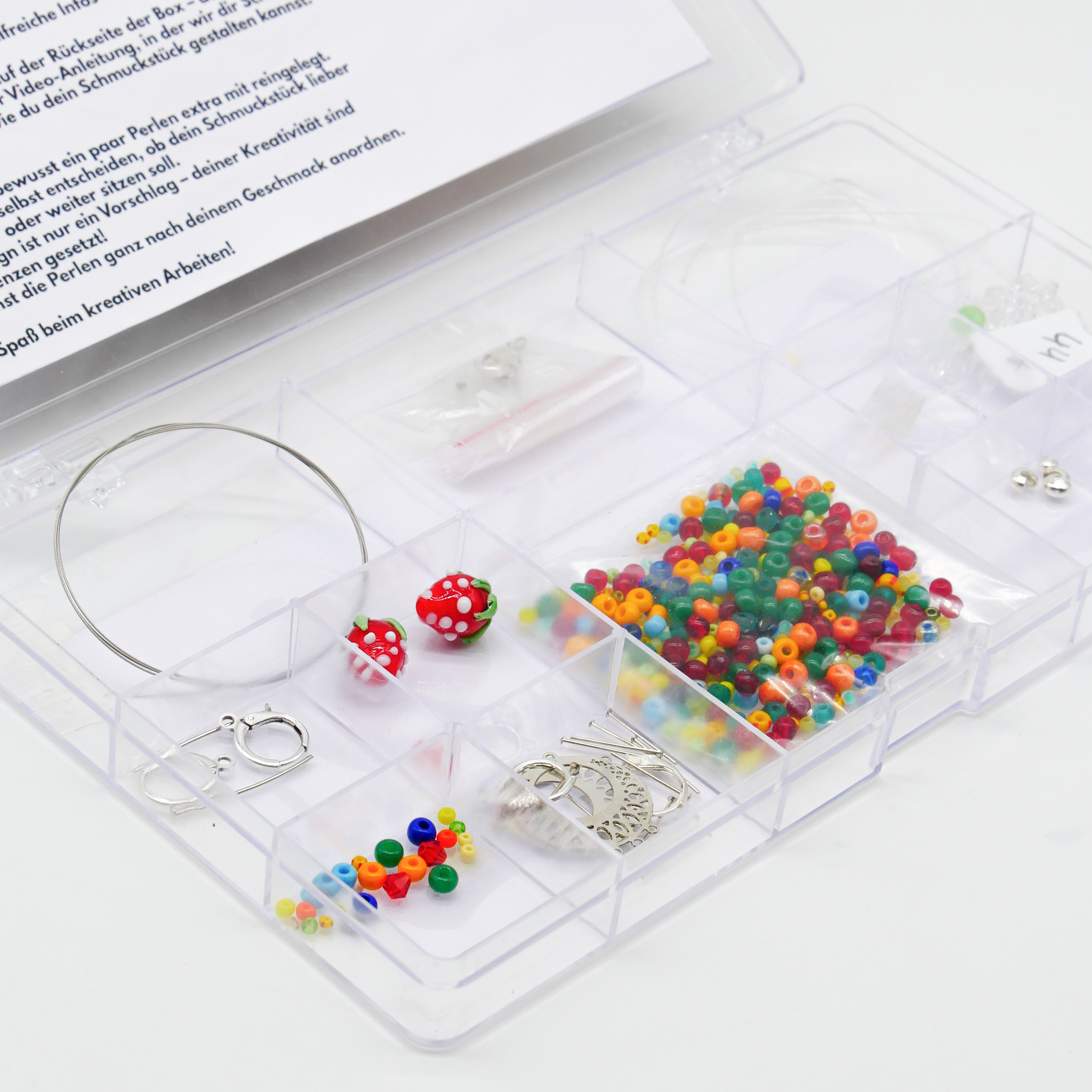 DIY Schmuckbox, Fruity Cocktail, 1x Ring, 1x Kette, 2x Armband, 2x Ohrring DIY Schmuckbox, Fruity Cocktail, 1x Ring, 1x Kette, 2x Armband, 2x Ohrring