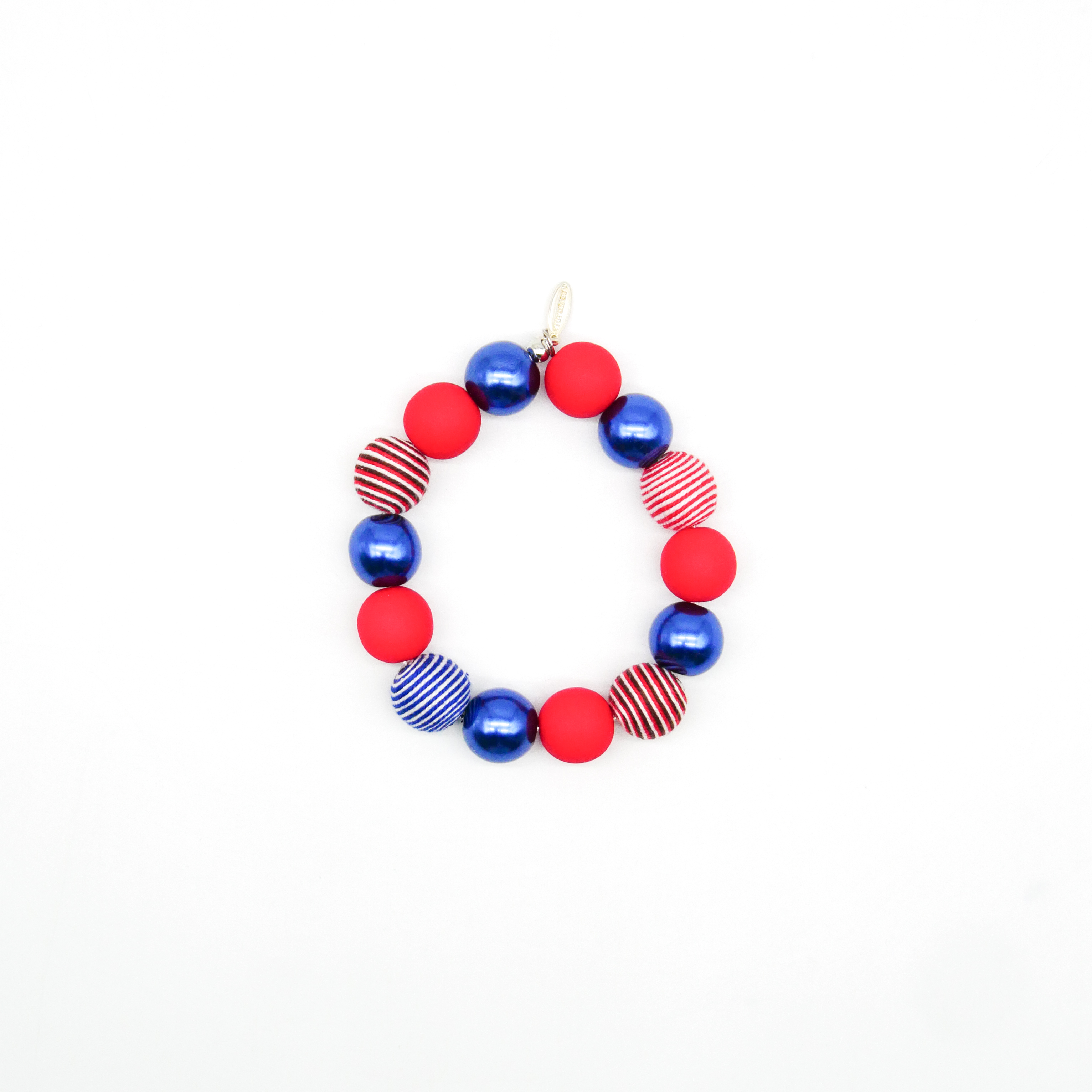  "Bollywood" Armband auf Gummi, marine