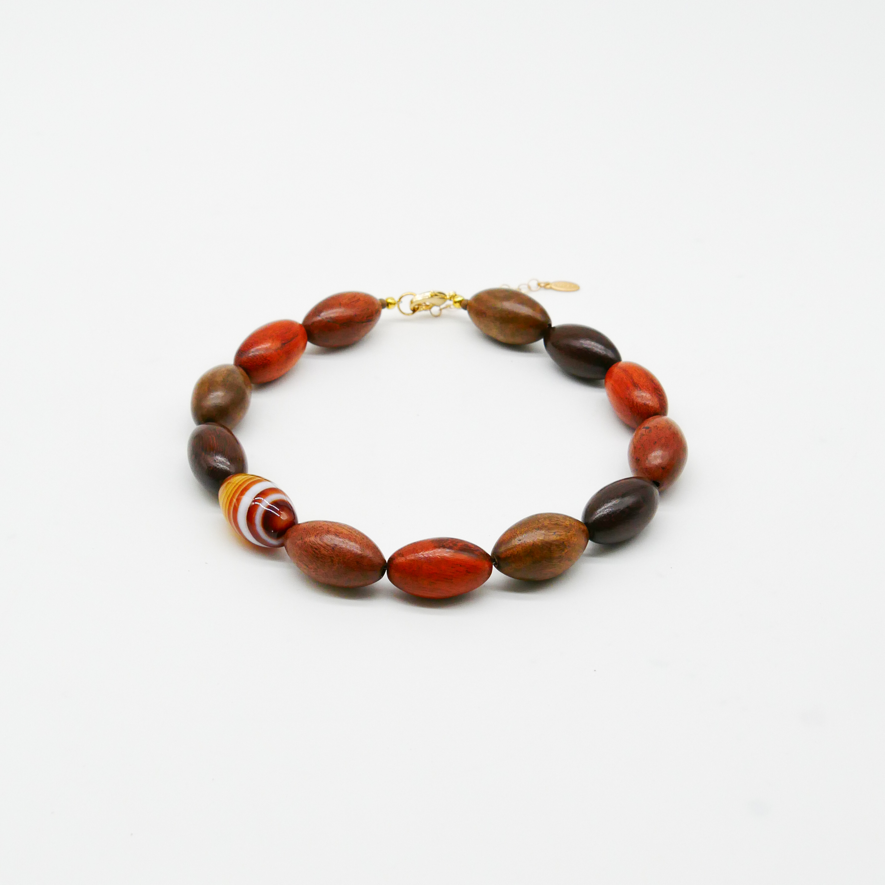 "Woodland", Kette "Olive", Holzoliven - Robles, Bayong, Greywod, Kamagong - Achat Olive "Woodland", Kette "Olive", Holzoliven - Robles, Bayong, Greywod, Kamagong - Achat Olive