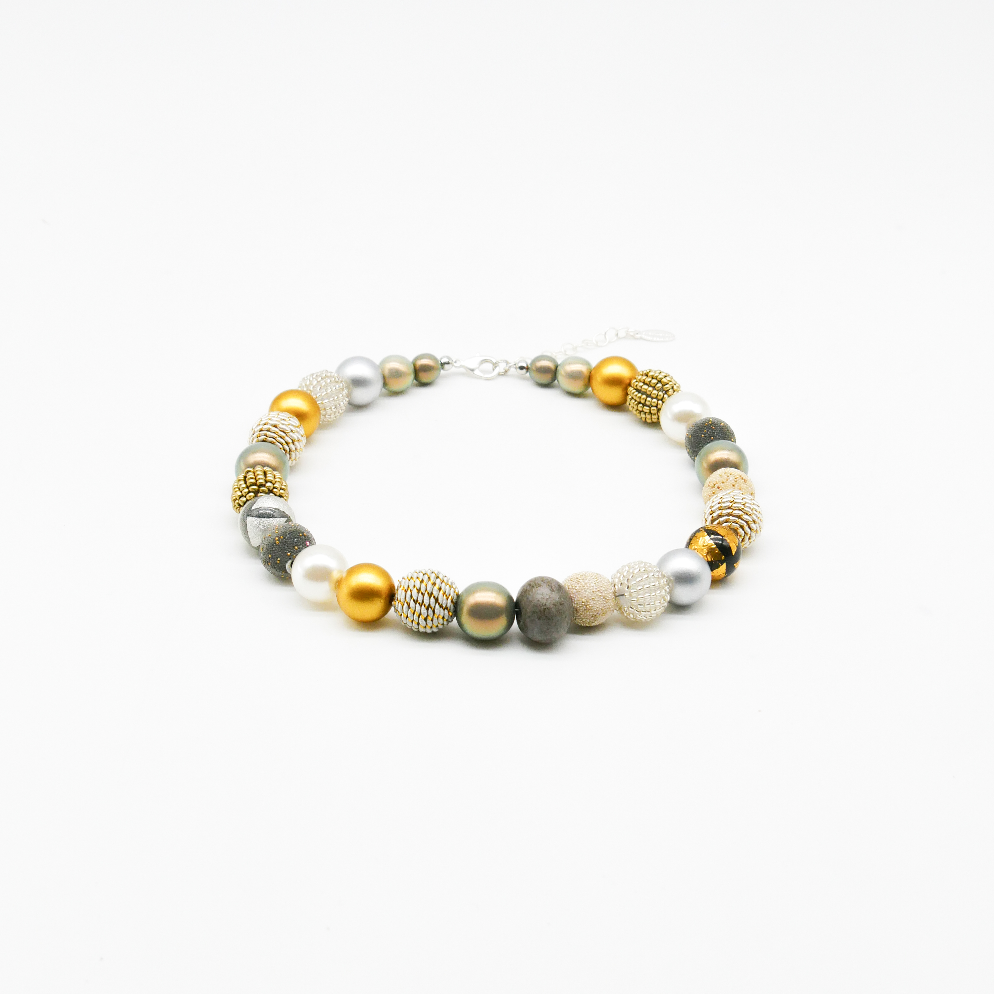 "Bollywood" Kette, Granit