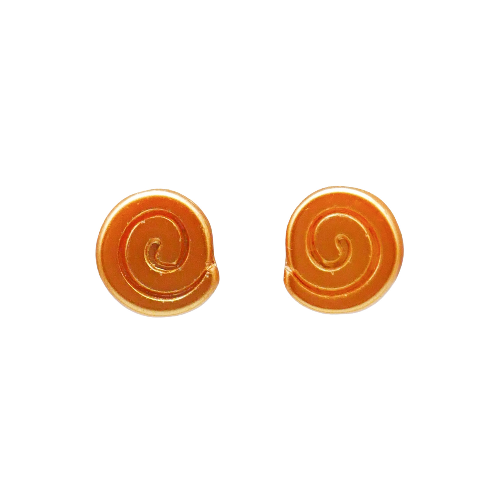  "Shell" Ohrclip kleine Glasschnecke sand