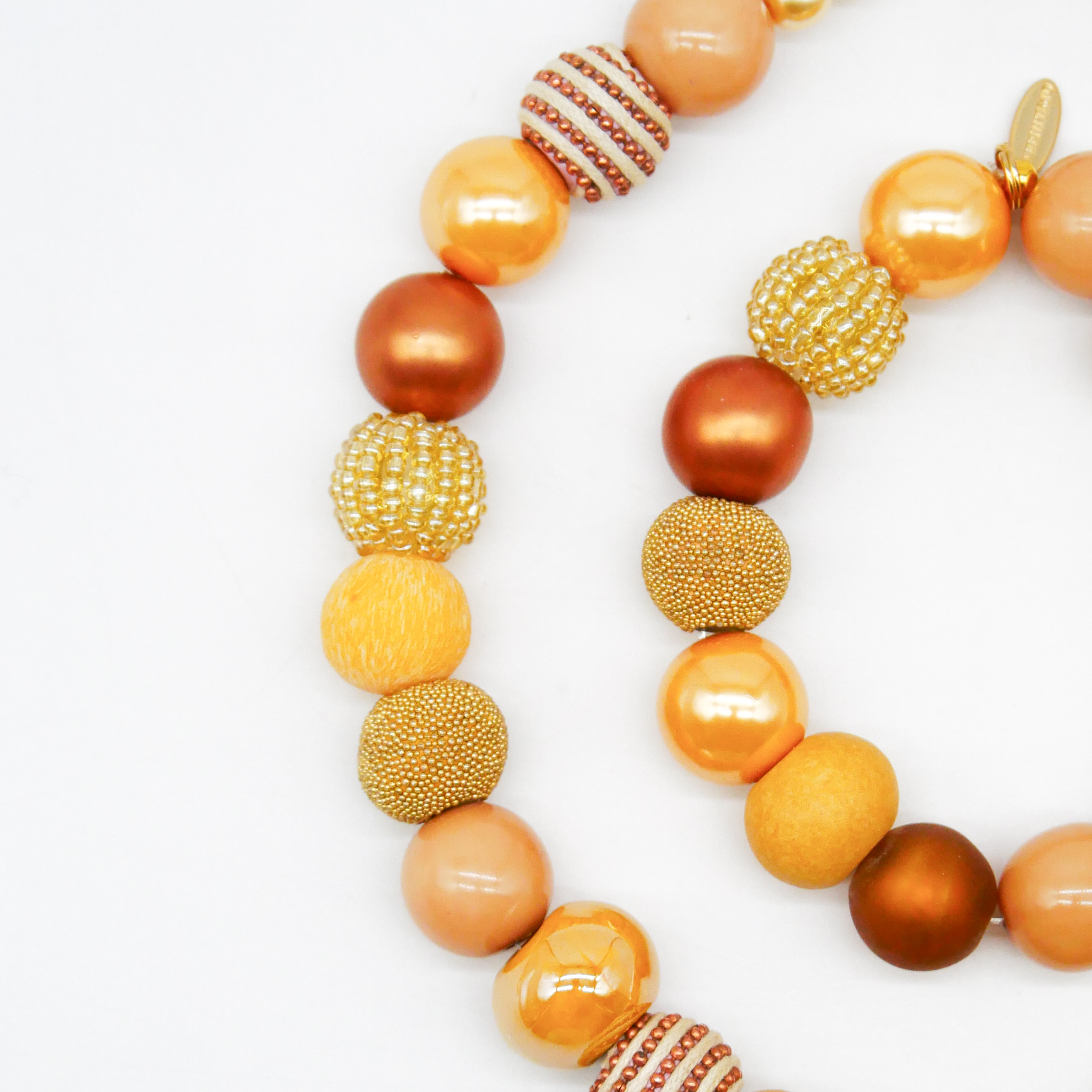  "Bollywood" Armband auf Gummi, sand