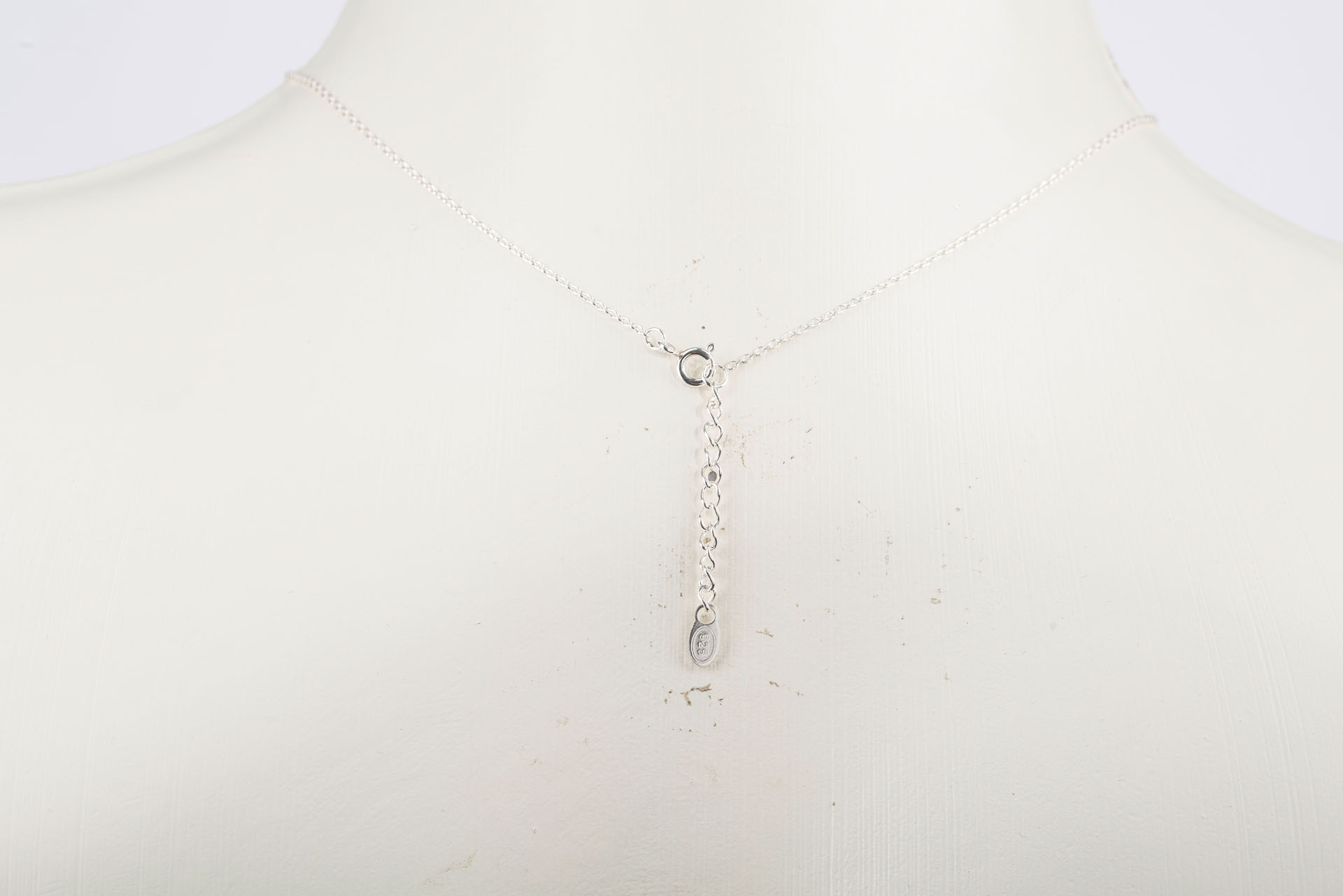 "925er Sterlingsilber" kurze Kette - kleiner Stern