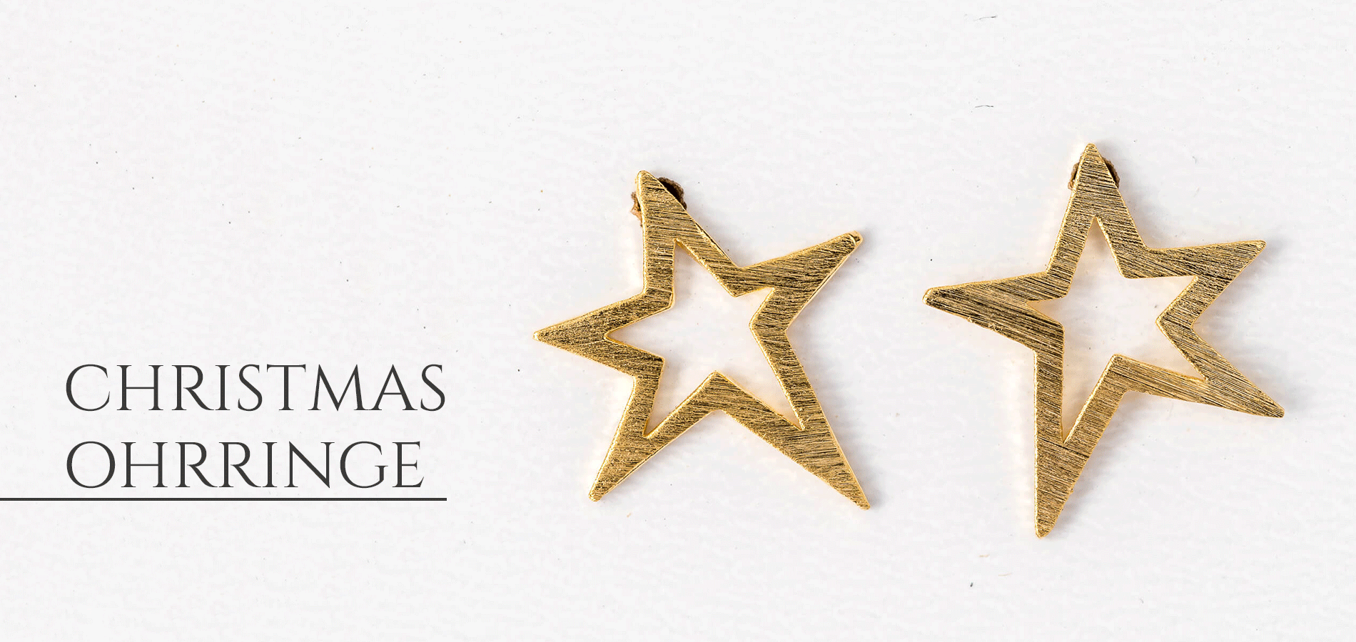 Christmas-Ohrringe-Sterne