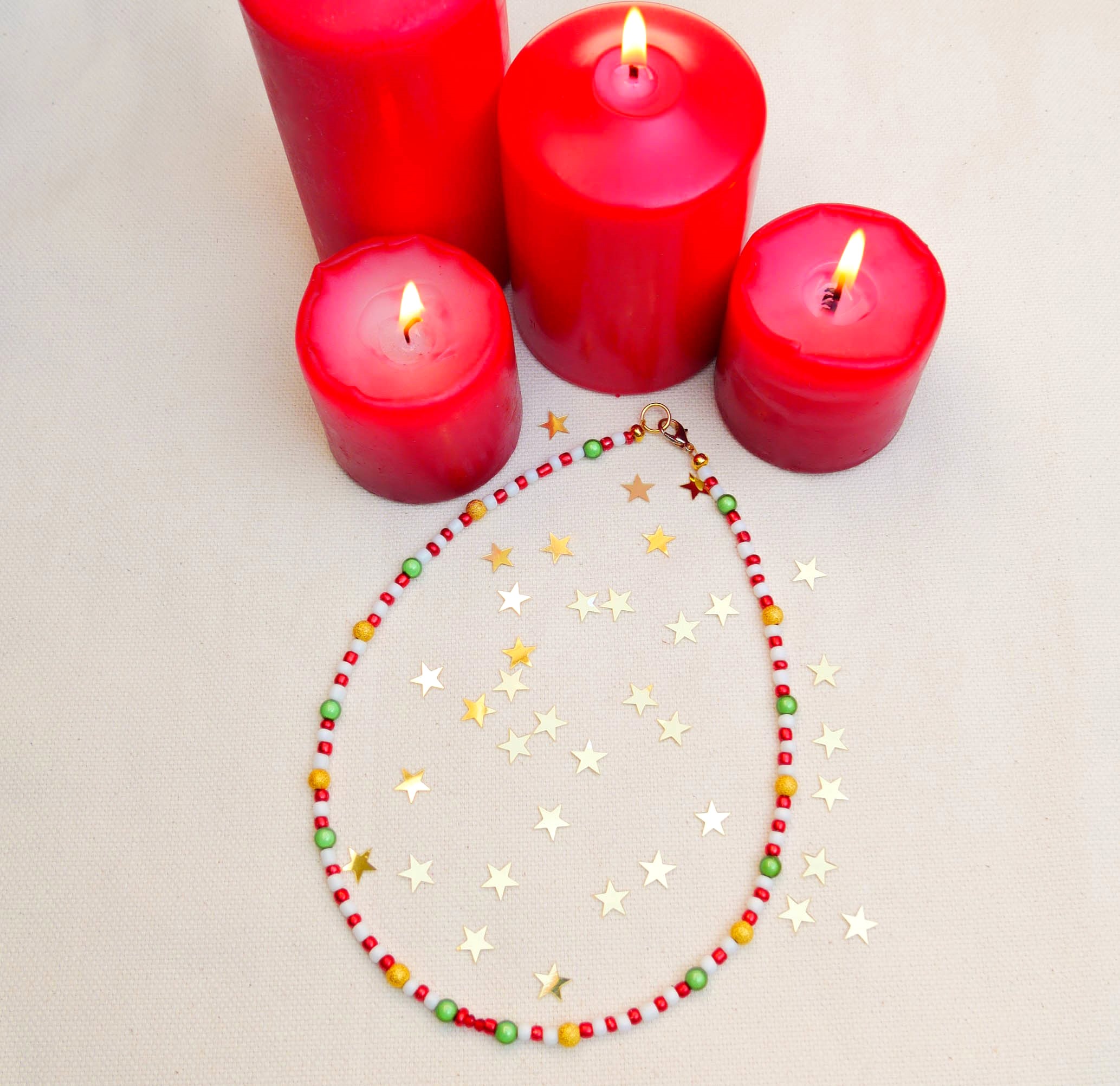 DIY Schmuckbox, Christmas, 2x Charm, 1x Kette, 2x Armband, 2x Ohrring DIY Schmuckbox, Christmas, 2x Charm, 1x Kette, 2x Armband, 2x Ohrring
