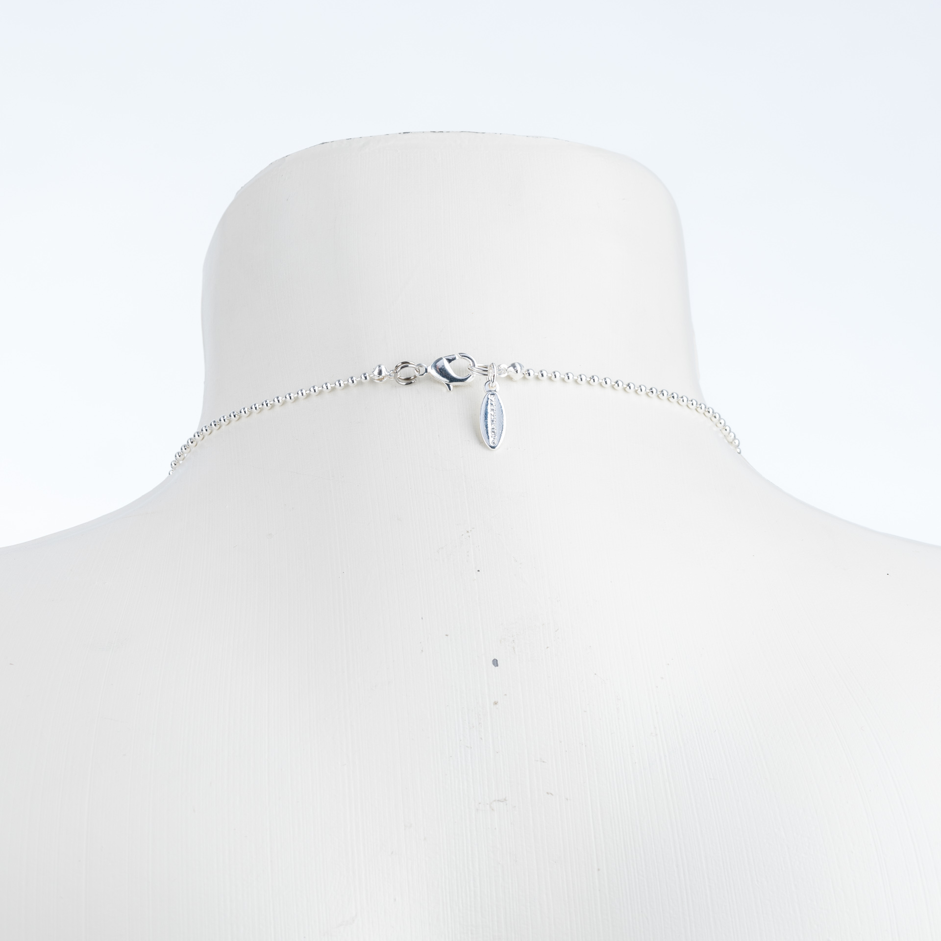 "Cut Drops" lange Kugelkette mit facettiertem Glastropfen - türkis und Süßwasserzuchtperle - grün