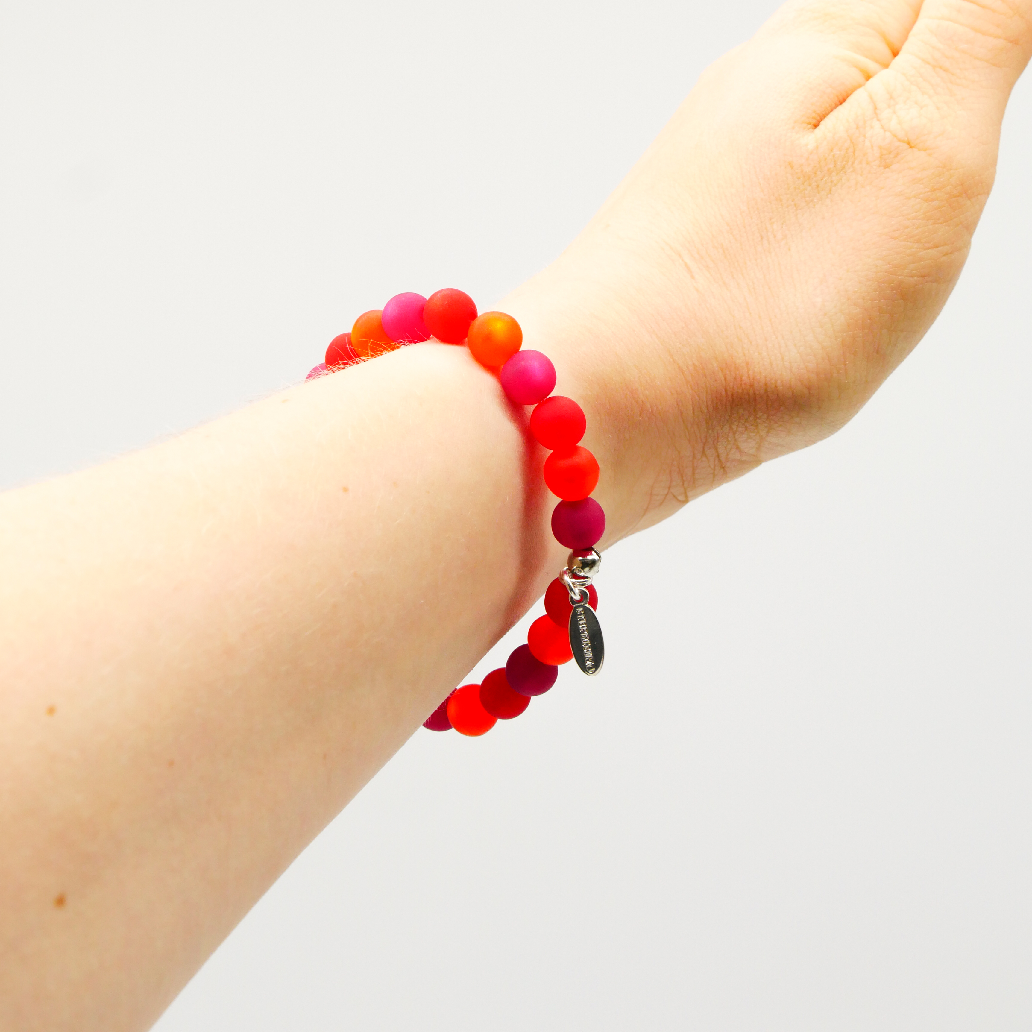 "Color Explosion" Bracelet with Polaris Beads - choclate brown "Color Explosion" Bracelet with Polaris Beads - choclate brown