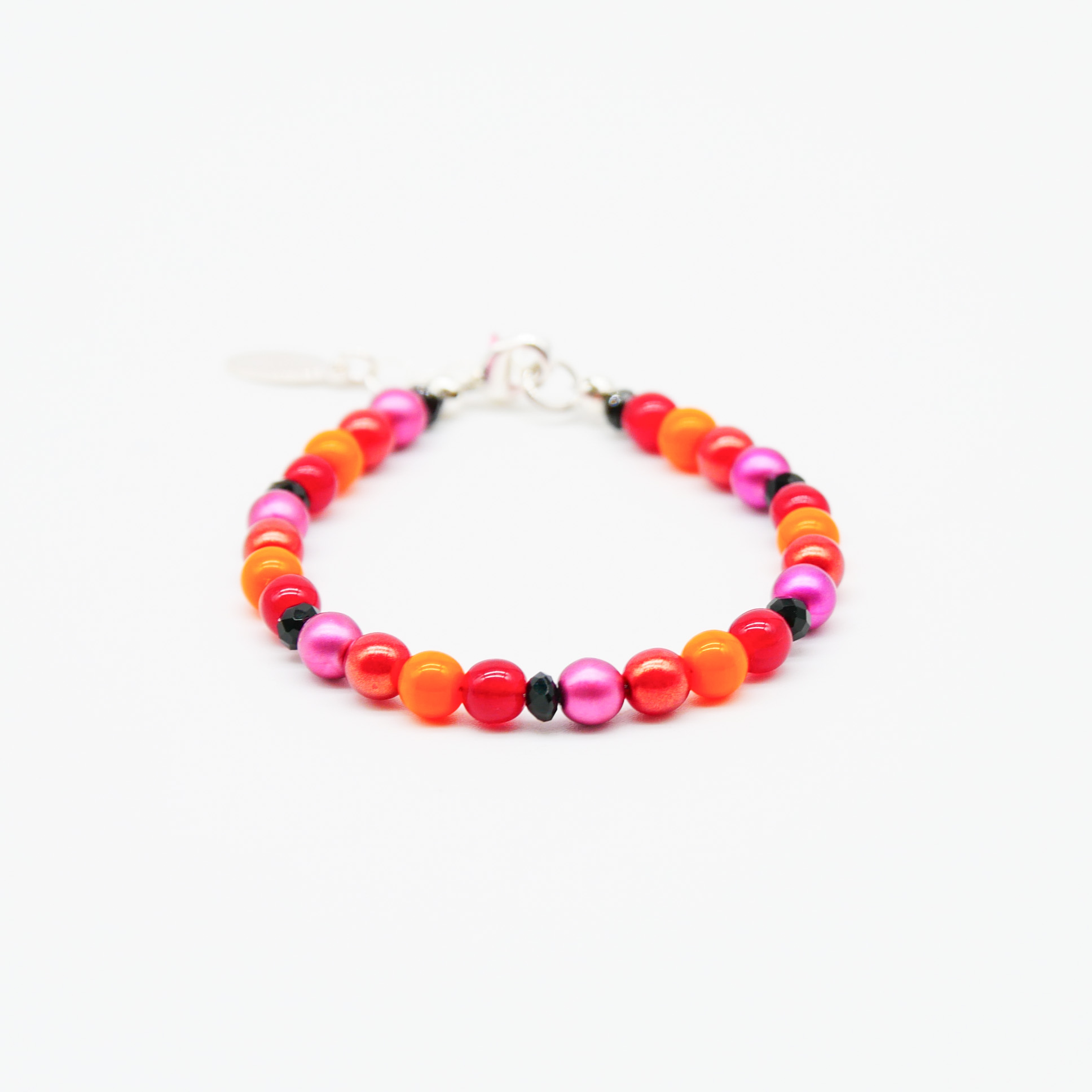 feines Perlenarmband, Ruby Sun