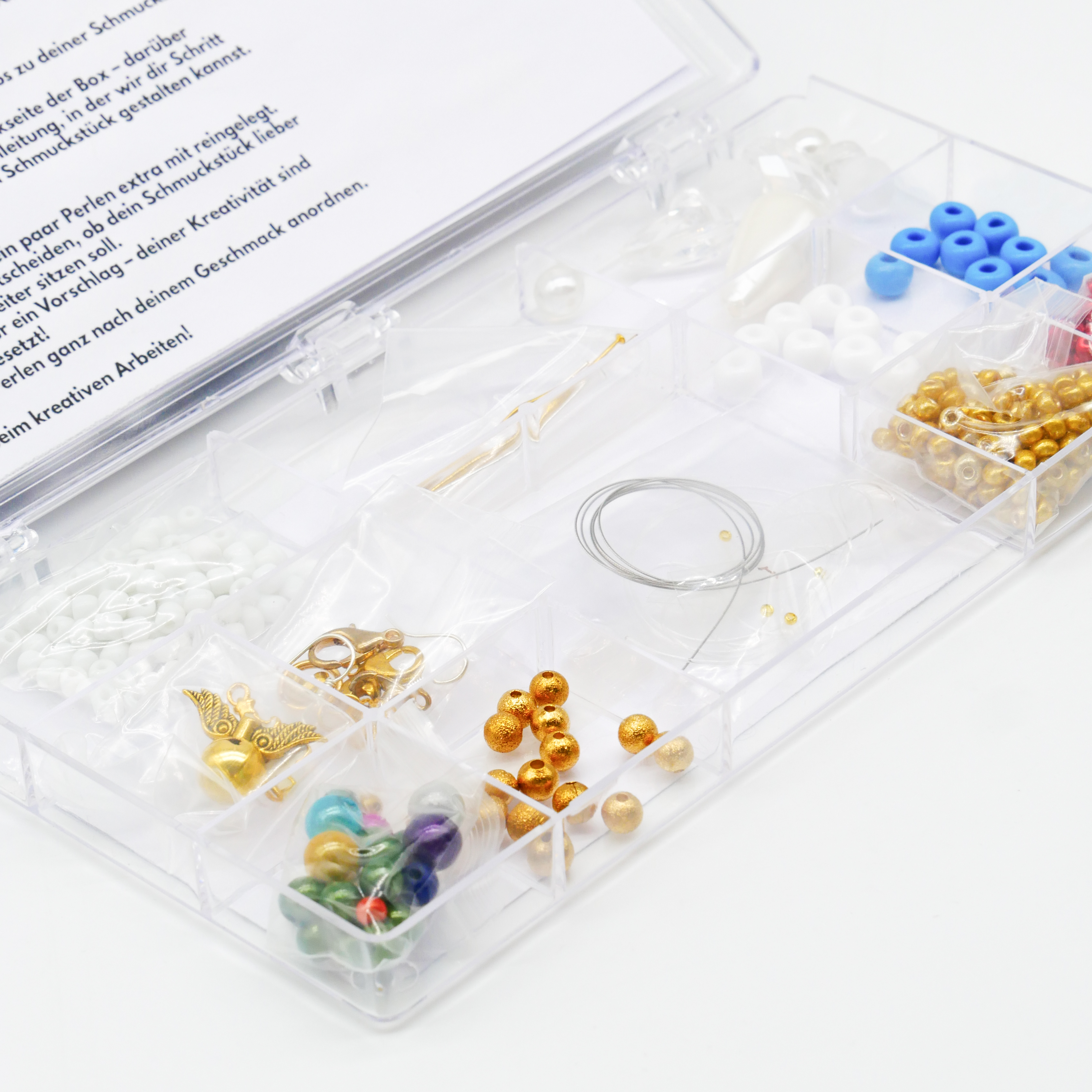 DIY Schmuckbox, Christmas, 2x Charm, 1x Kette, 2x Armband, 2x Ohrring DIY Schmuckbox, Christmas, 2x Charm, 1x Kette, 2x Armband, 2x Ohrring