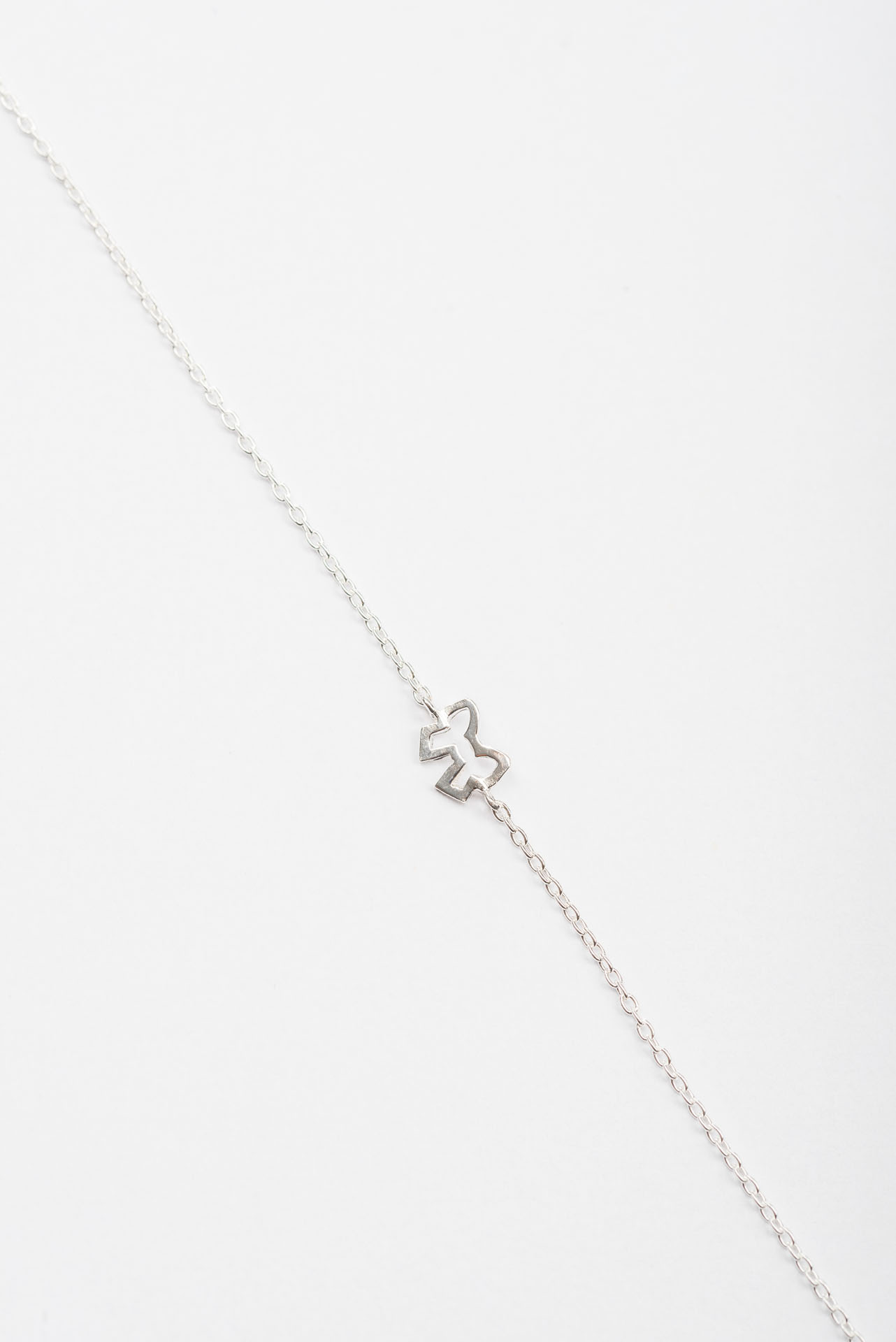 "925 sterling-silver" dainty bracelet - small bow