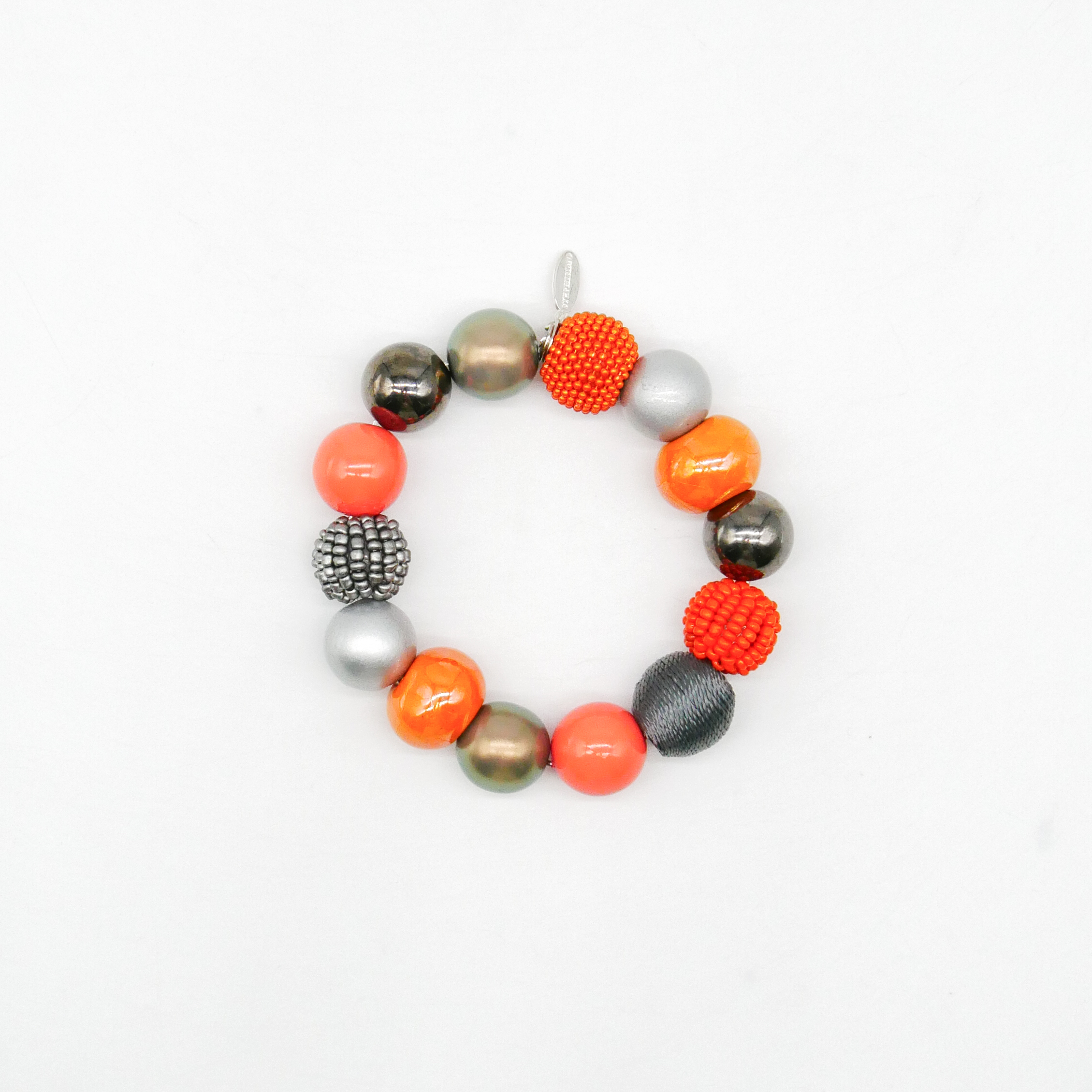  "Bollywood" Armband auf Gummi, vulkan